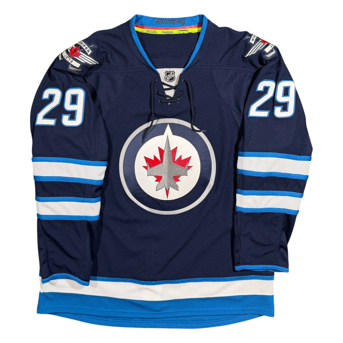 Patrik Laine Winnipeg Jets Signed Authentic Reebok NHL Jersey - 52/Large