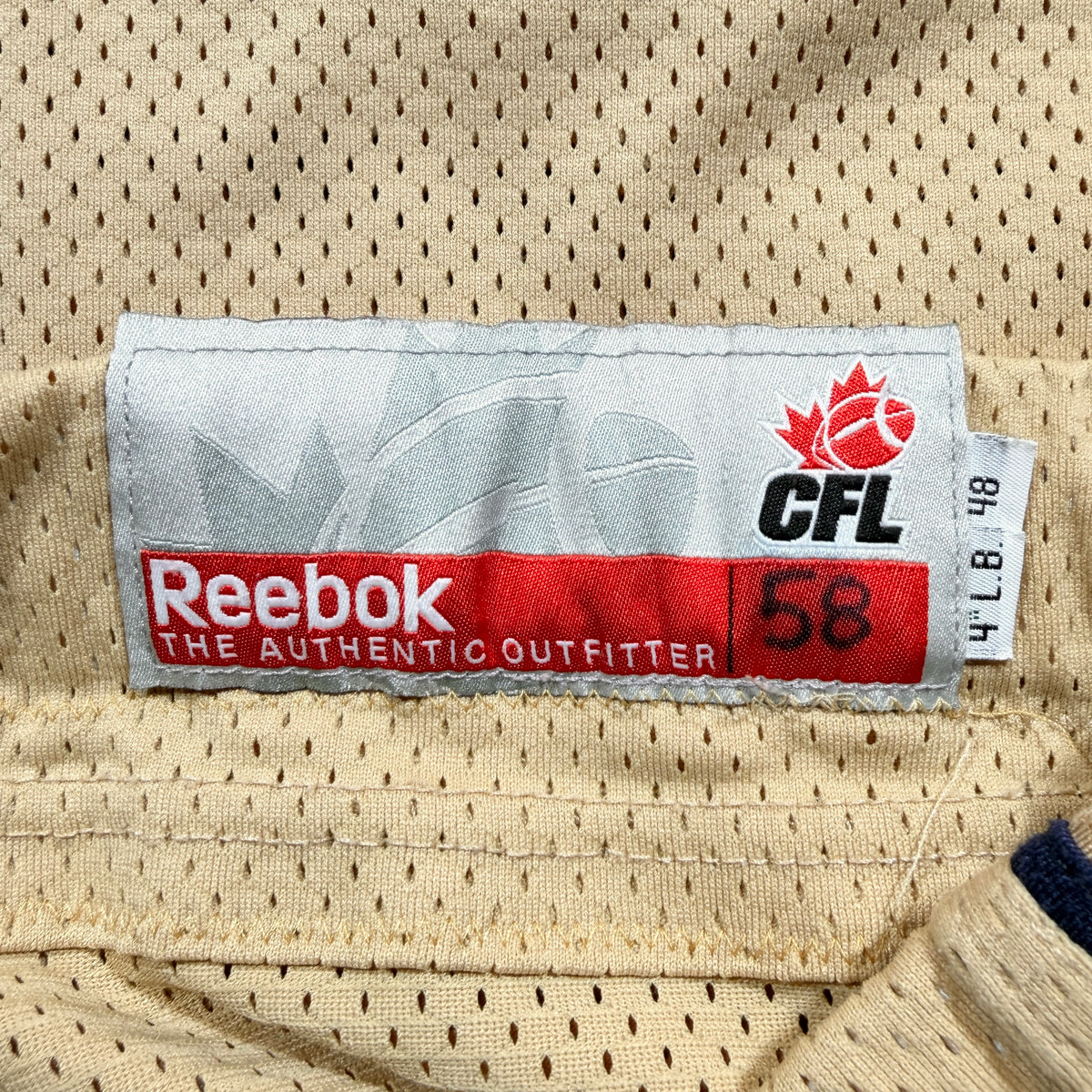 Selvish Capers Winnipeg Blue Bombers 2015 Game Worn Reebok CFL Jersey