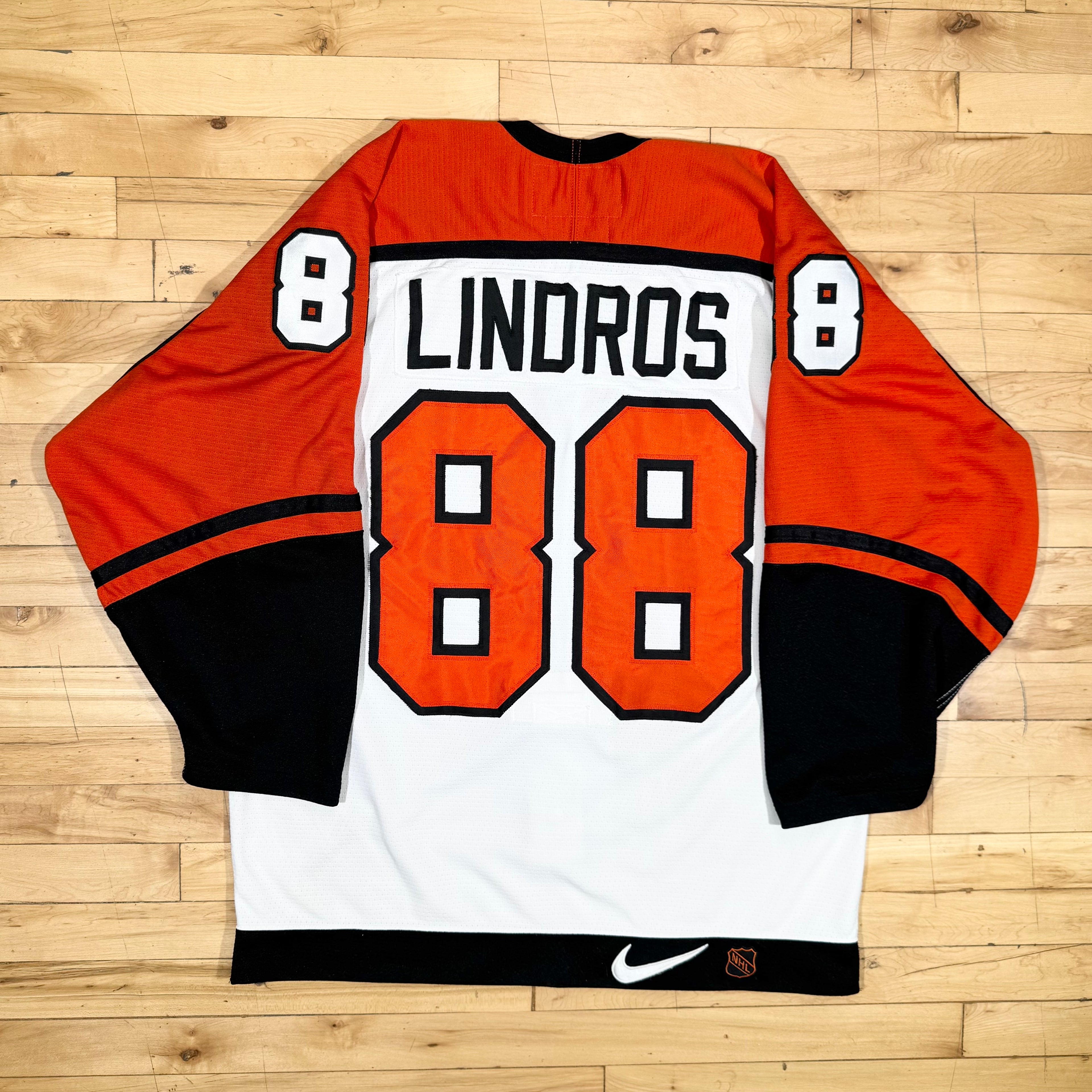 Eric Lindros Philadelphia Flyers Vintage Nike Authentic MIC NHL Jersey Size 48 L