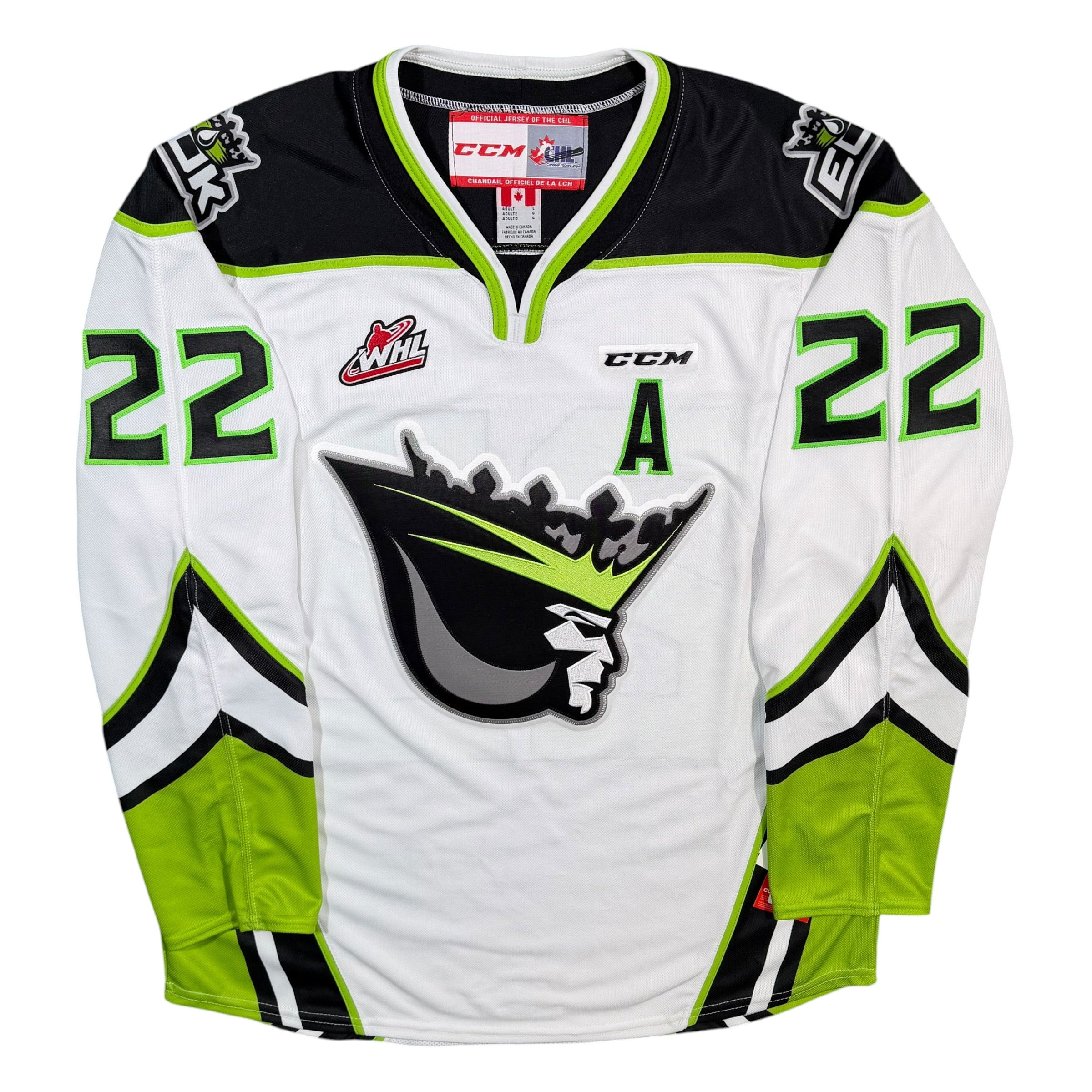 Matthew Robertson Edmonton Oil Kings WHL CCM Jersey - Large