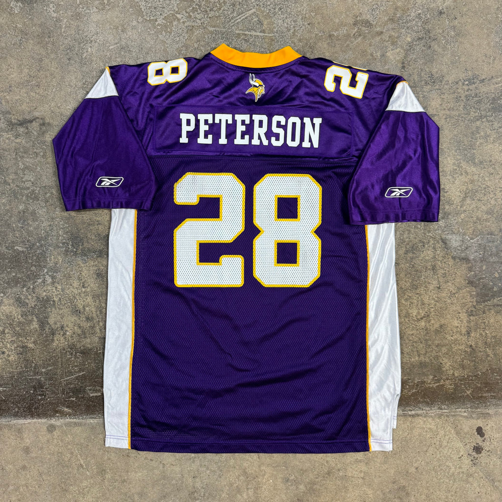 Adrian Peterson Minnesota Vikings Vintage Reebok NFL Jersey Size XL