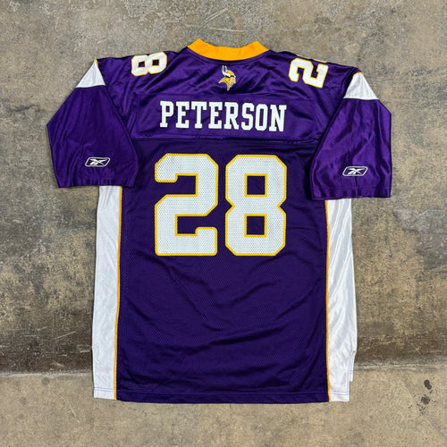 Adrian Peterson Minnesota Vikings Vintage Reebok NFL Jersey Size XL
