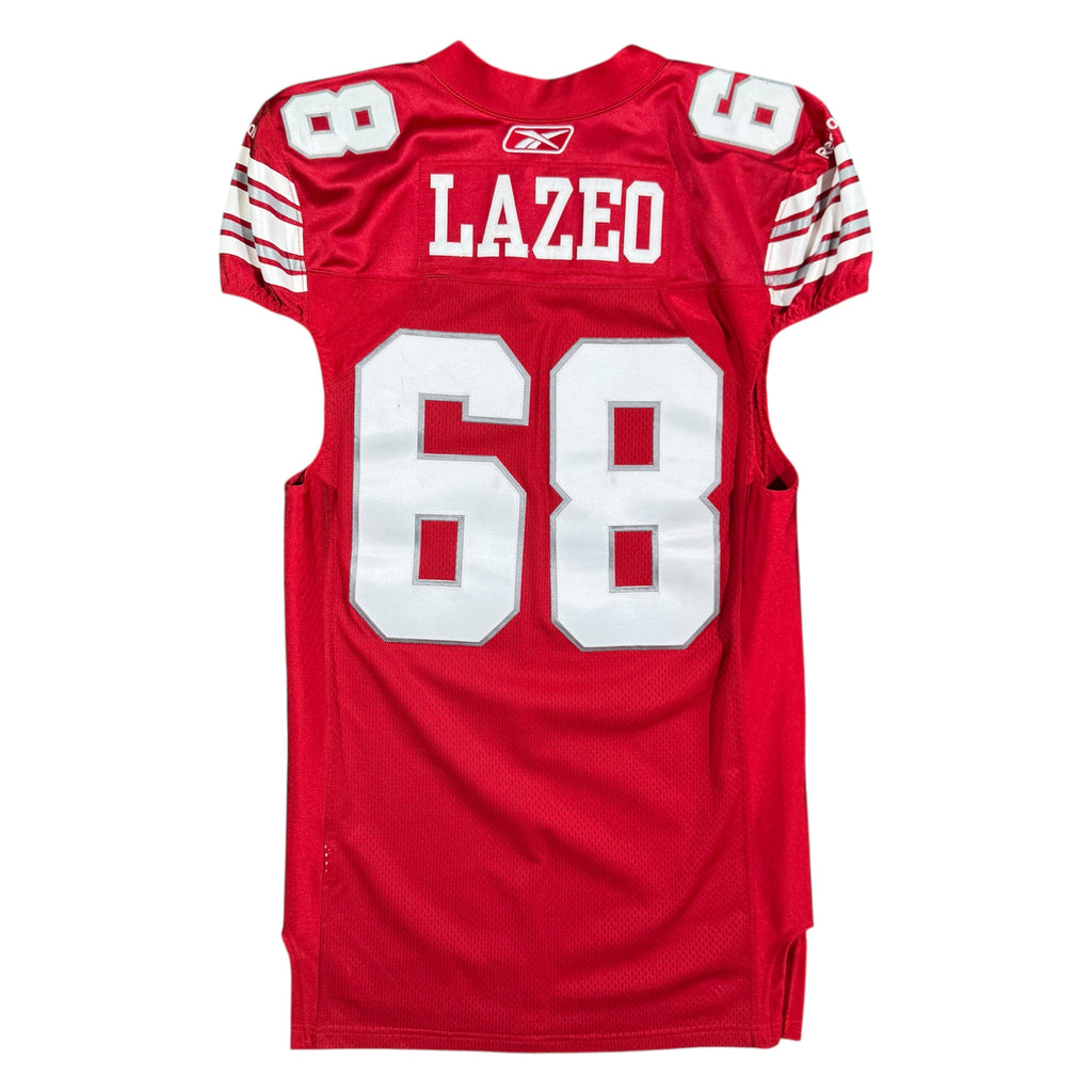 Rob Lazeo Calgary Stampeders 2010 Retro Game Worn Reebok Jersey