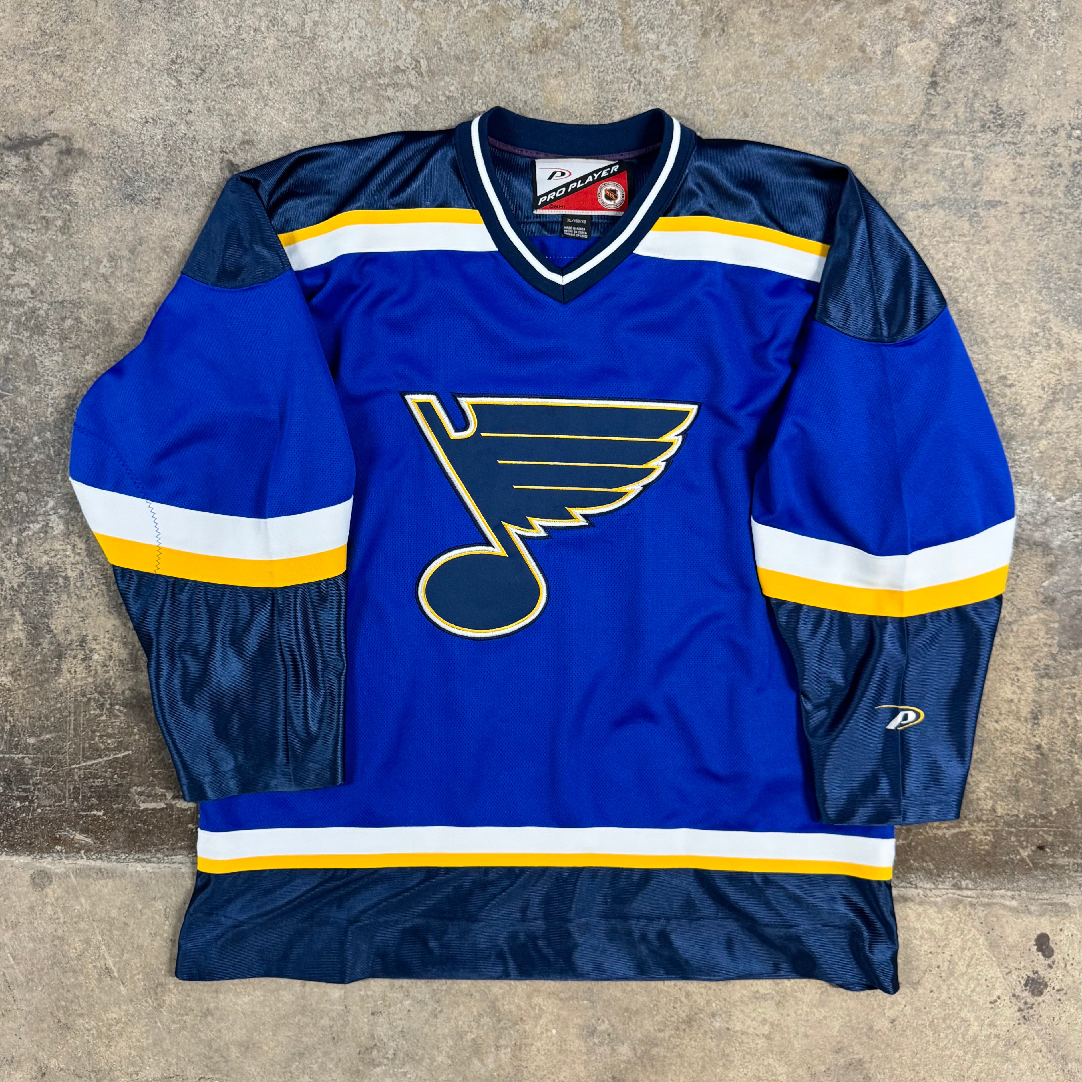 St. Louis Blues Vintage Pro Player NHL Hockey Jersey Size XL