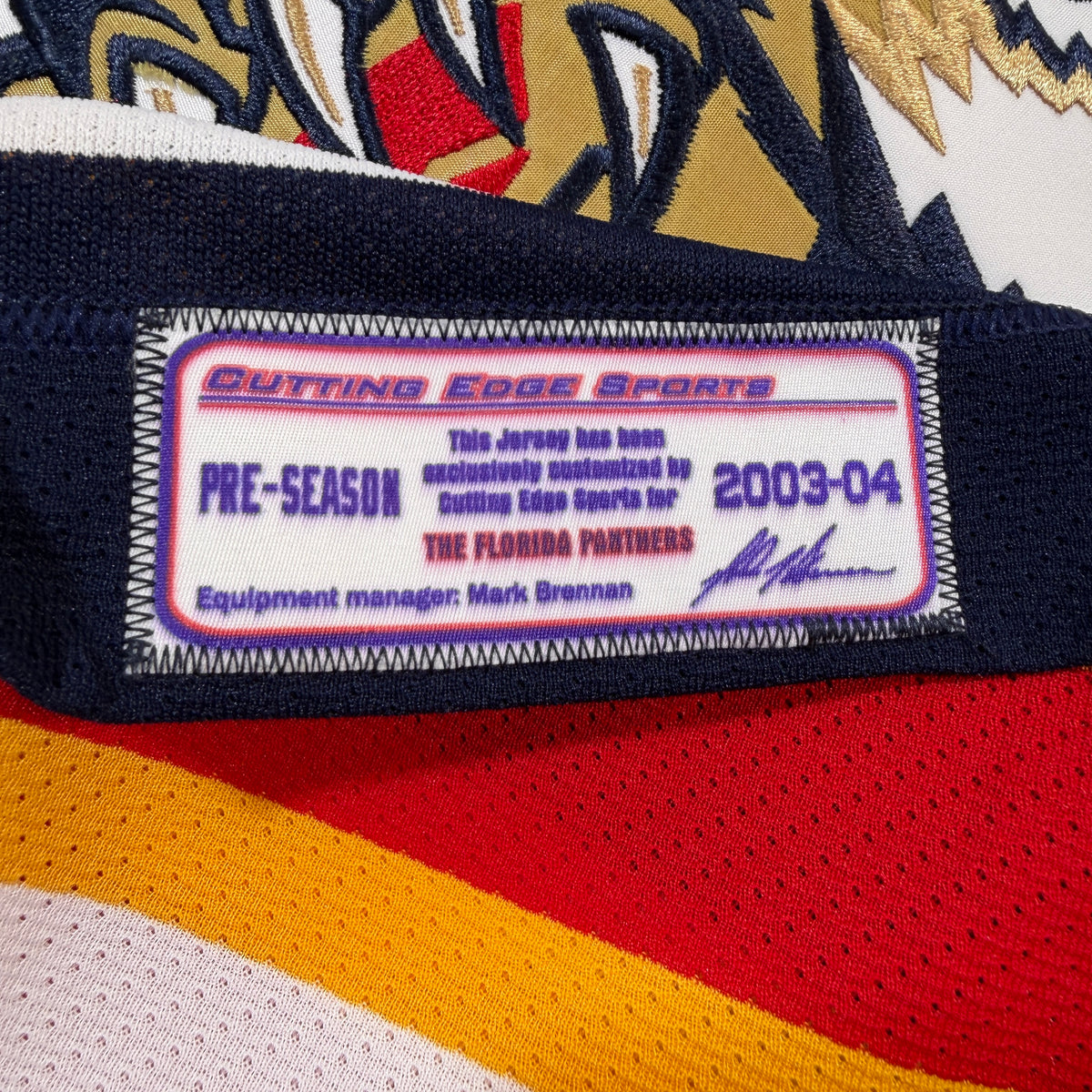 Filip Novak Florida Panthers 2003/04 Game Issued CCM NHL Jersey - 54/XL