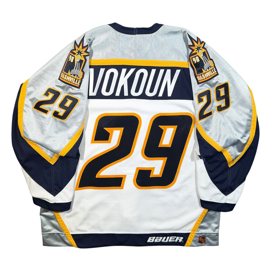Tomas Vokoun Nashville Predators Inaugural Authentic Bauer NHL Jersey - 56/XXL