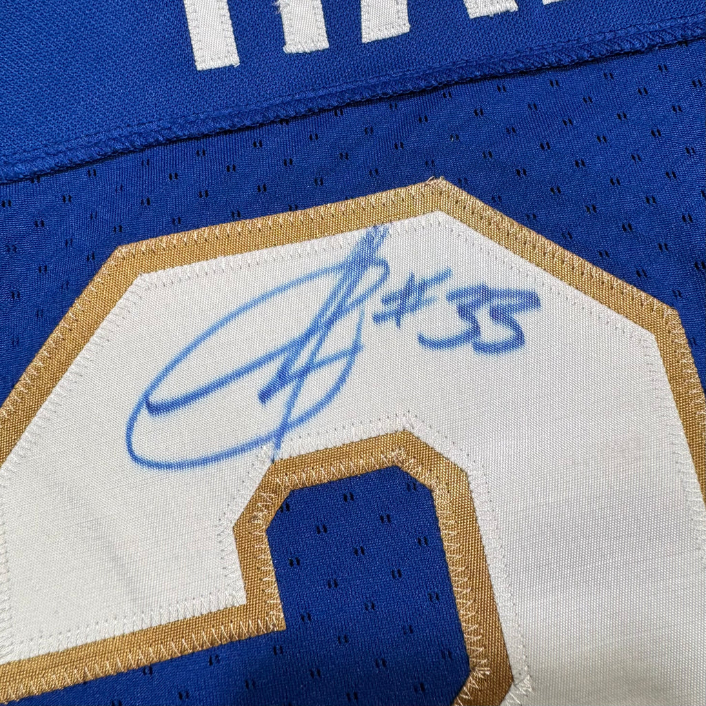Andrew Harris Winnipeg Blue Bombers Signed CFL Adidas Jersey Size 2XL