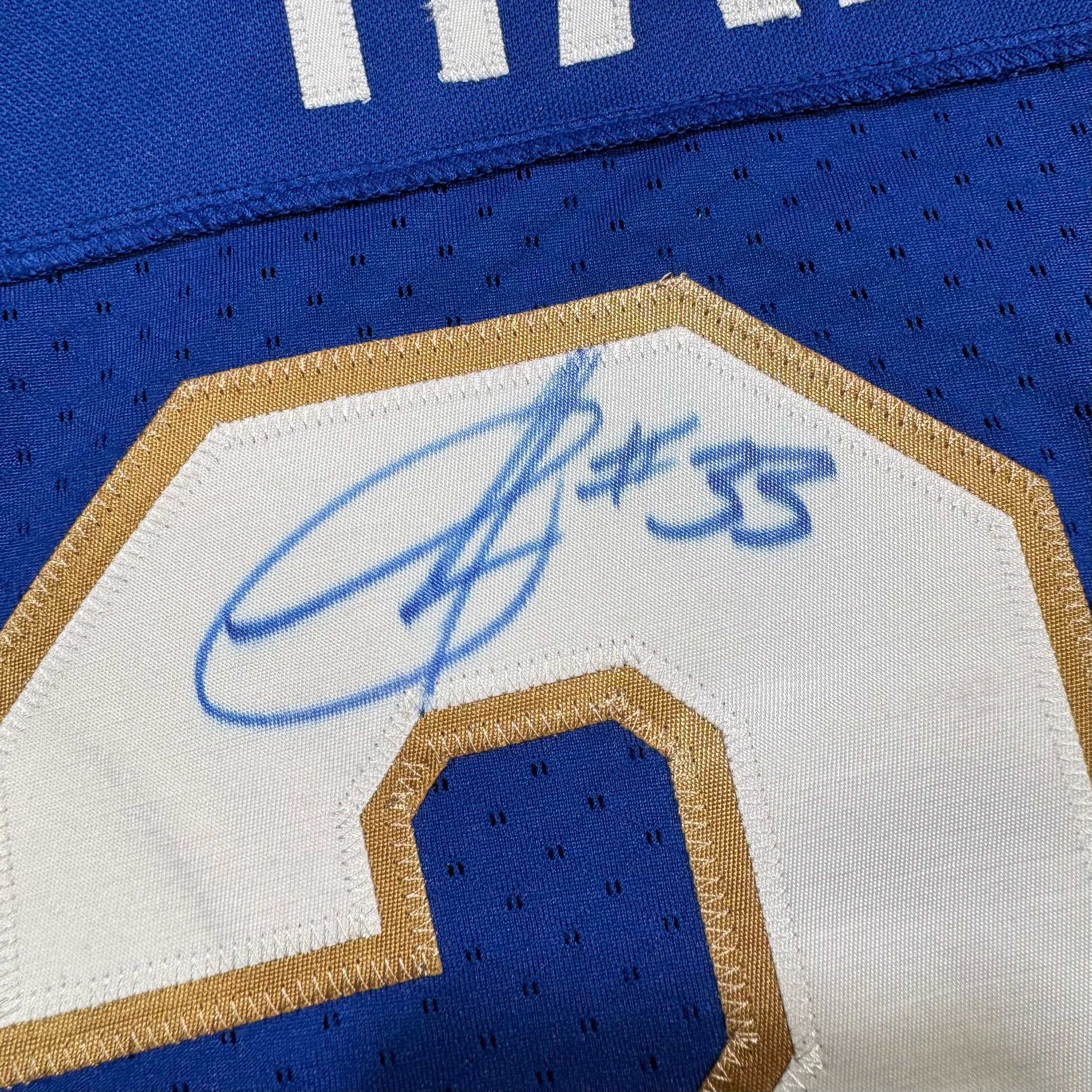Andrew Harris Winnipeg Blue Bombers Signed CFL Adidas Jersey Size 2XL