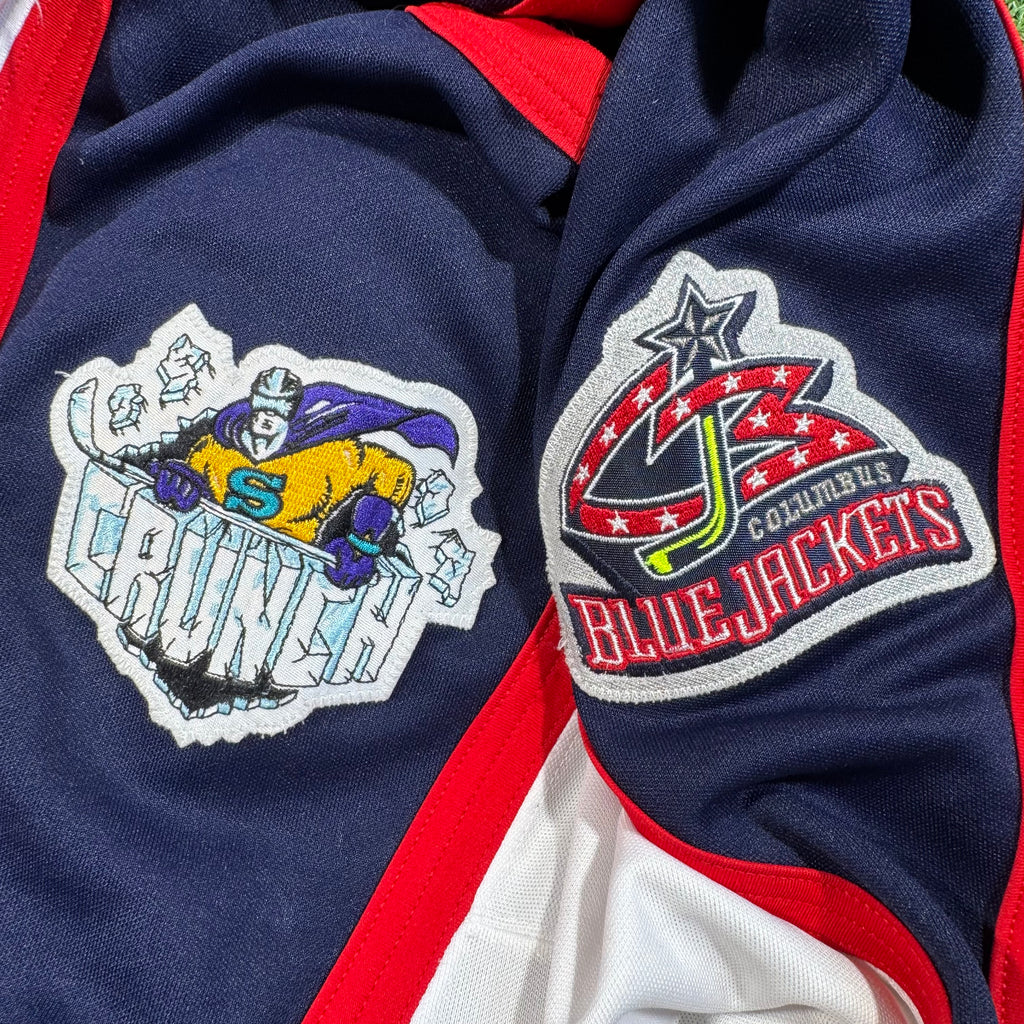 Martin Paroulek Syracuse Crunch Game Worn 2001/02 AHL SP Jersey COA