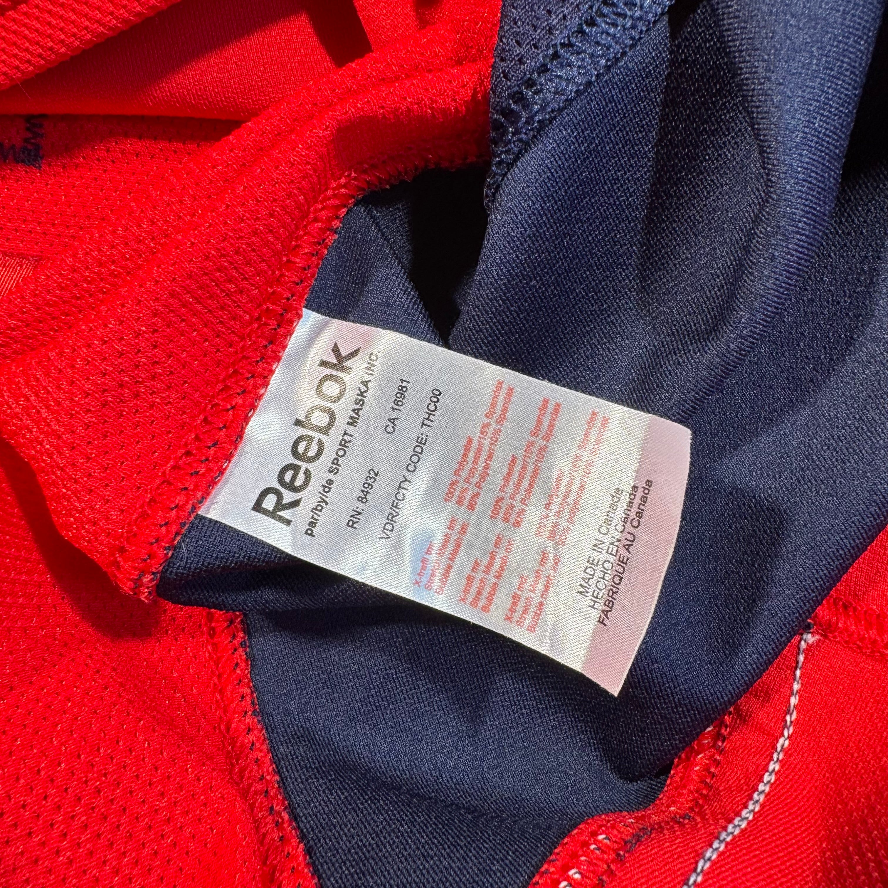 Alex Ovechkin Washington Capitals Reebok Authentic MIC NHL Jersey Size 56