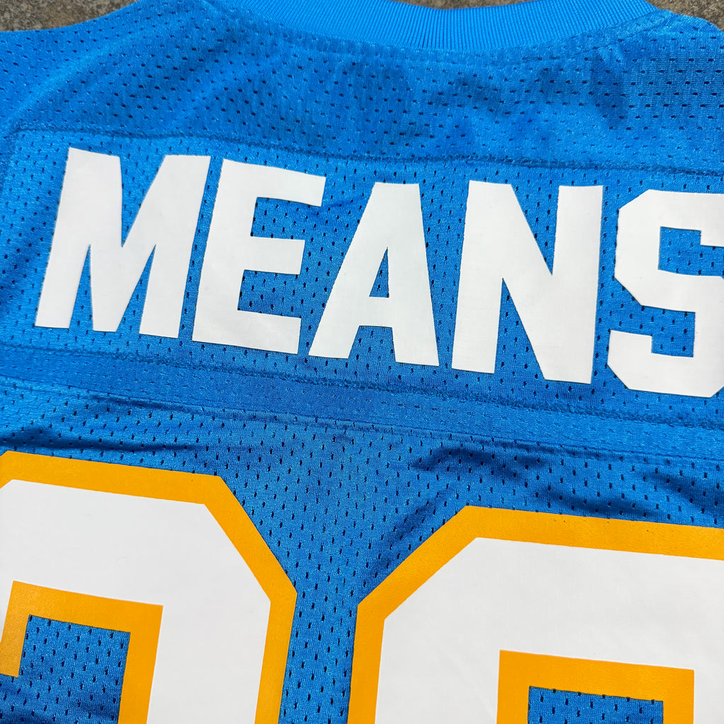 Natrone Means Los Angeles Chargers Mitchell & Ness Authentic NFL Jersey Size 36 Small