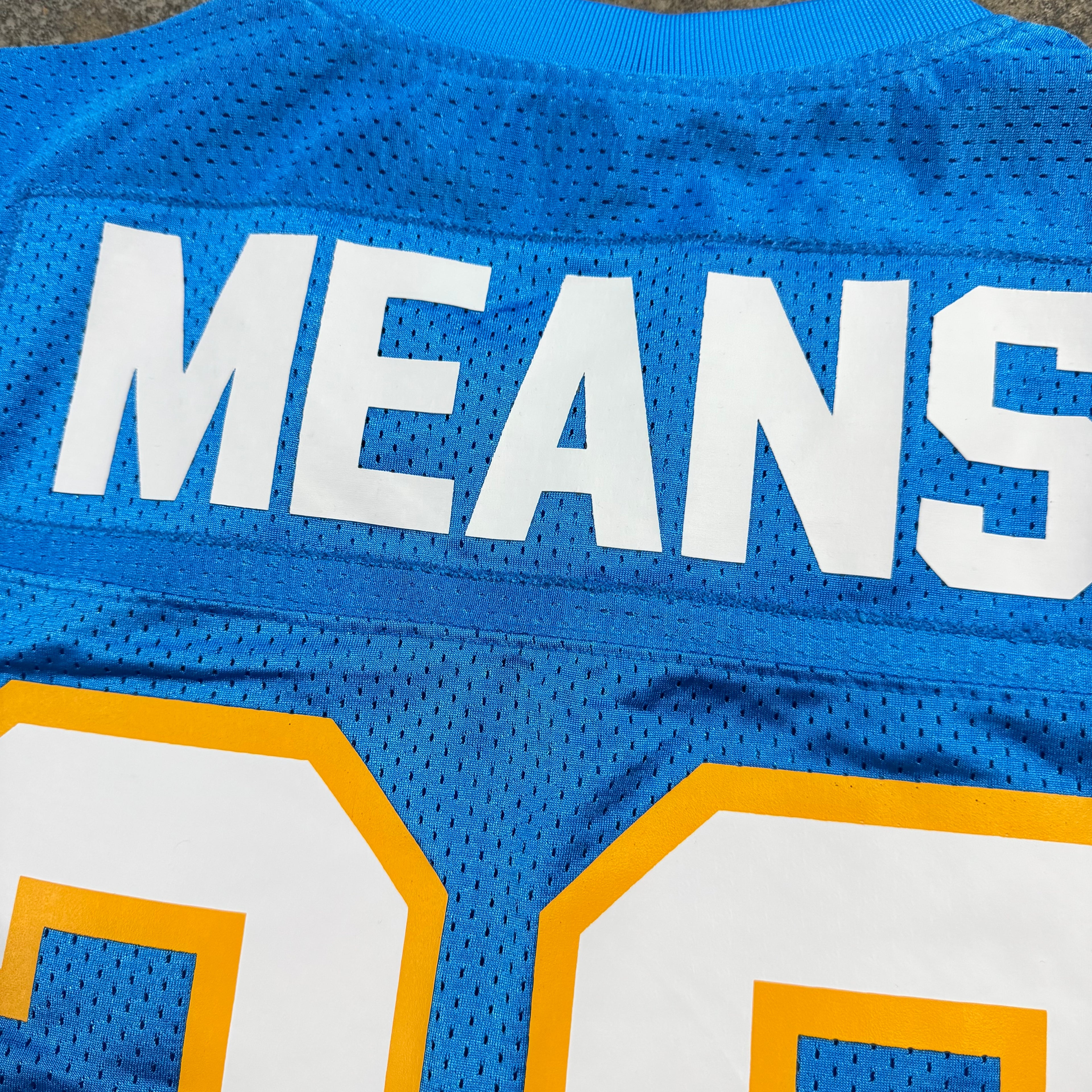 Natrone Means Los Angeles Chargers Mitchell & Ness Authentic NFL Jersey Size 36 Small