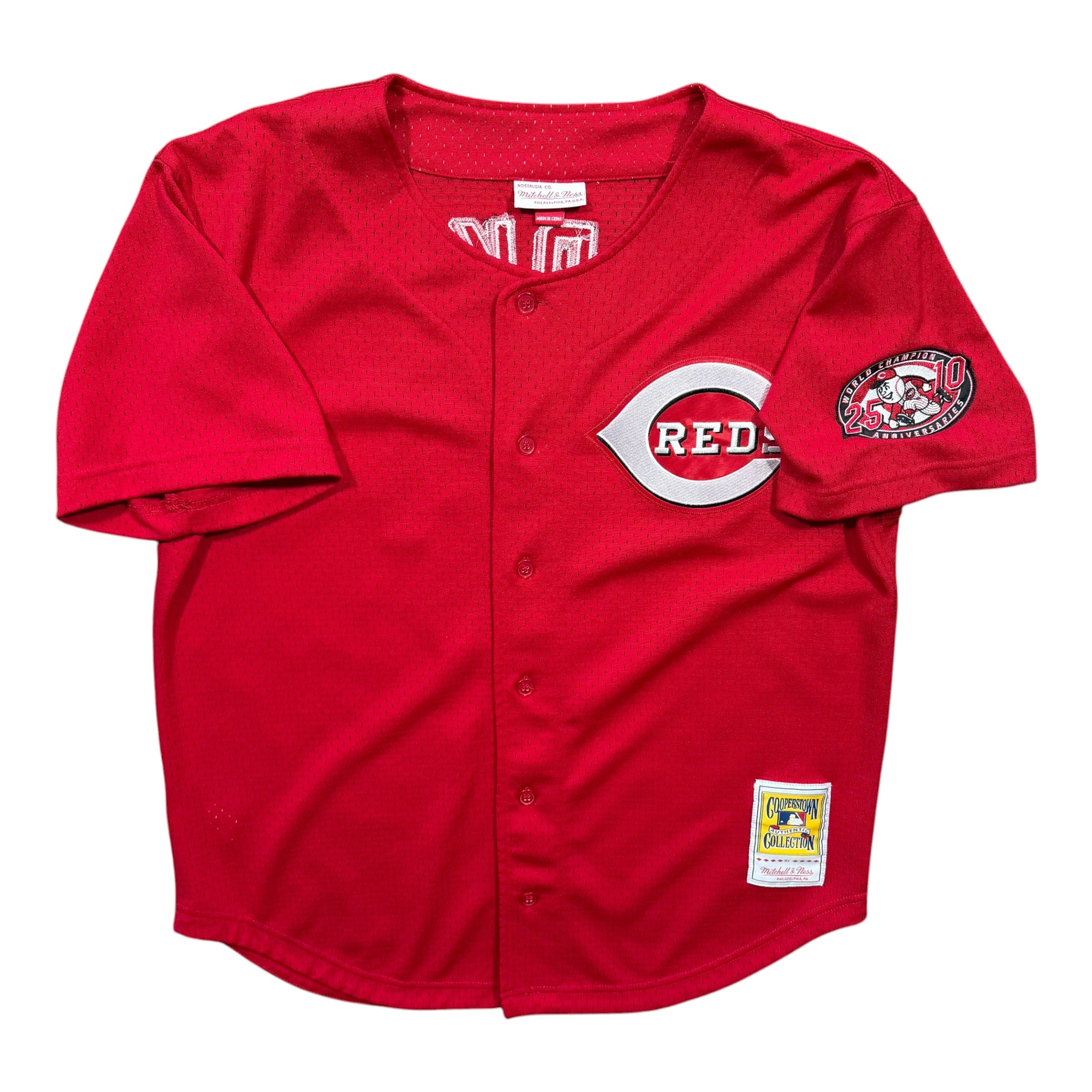 Barry Larkin Cincinnati Reds Mitchell & Ness MLB Jersey -44/Large