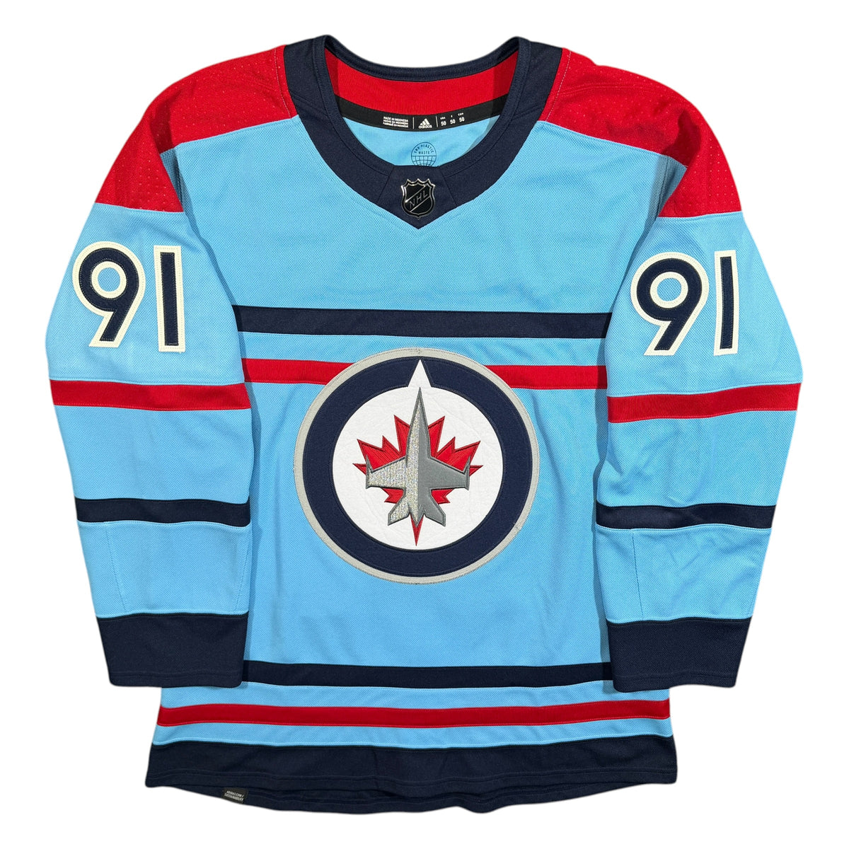 Cole Perfetti Winnipeg Jets RCAF Adidas NHL Jersey - 50/Medium