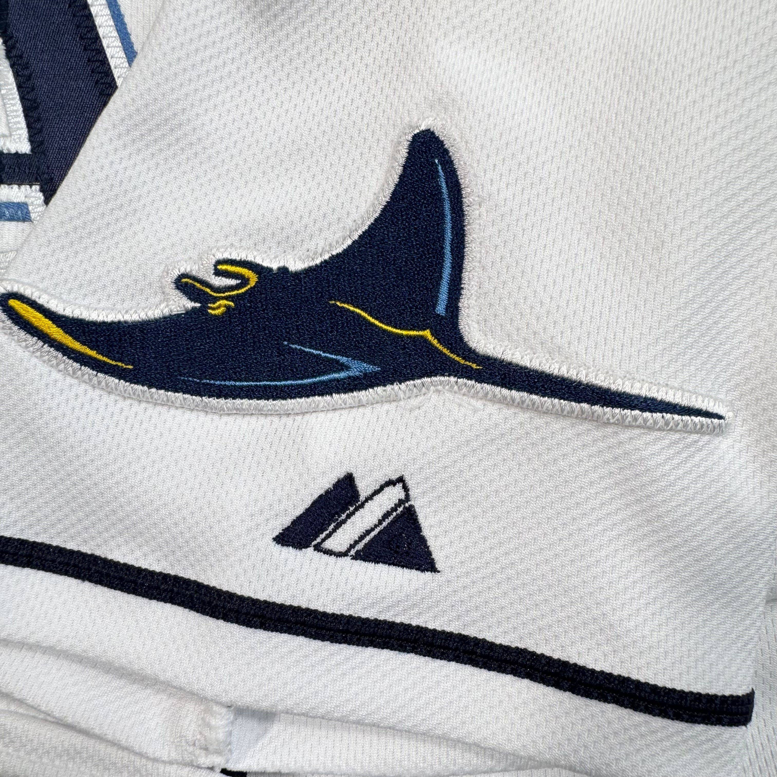 Evan Longoria Tampa Bay Rays Authentic Majestic MLB Jersey - 40/Medium