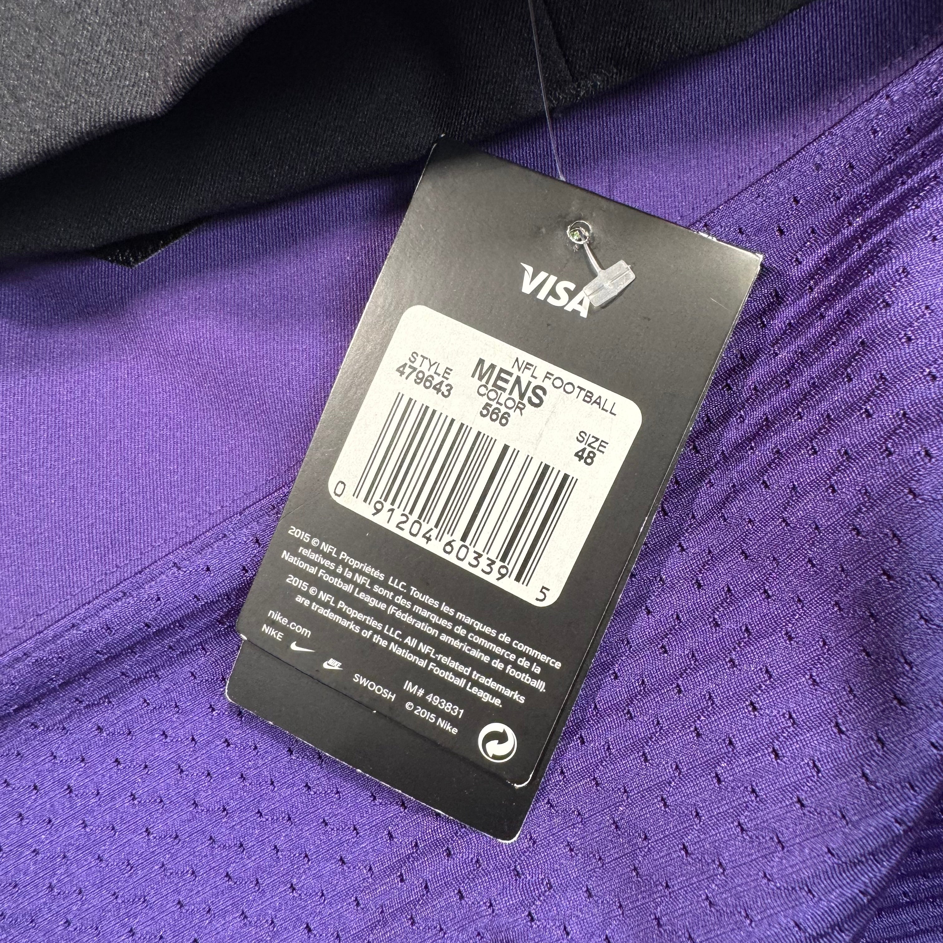 Ray Lewis Baltimore Ravens Nike Elite Authentic NFL Jersey - 48/XL
