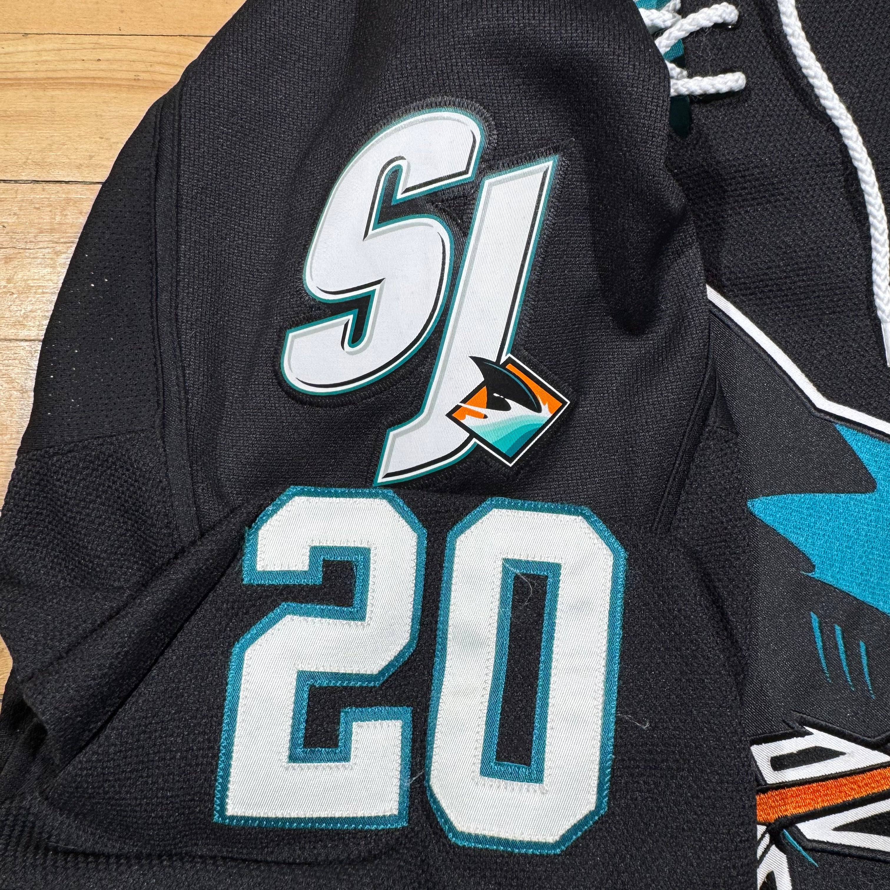 Evgeni Nabokov San Jose Sharks Vintage Signed Reebok NHL Hockey Jersey Size XXL