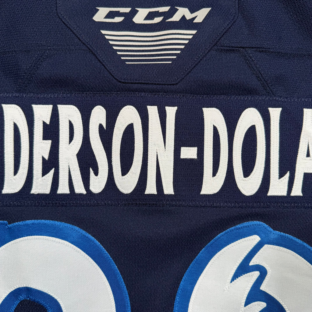 Jaret Anderson-Dolan Manitoba Moose 2024/25 Game Worn AHL CCM Jersey COA