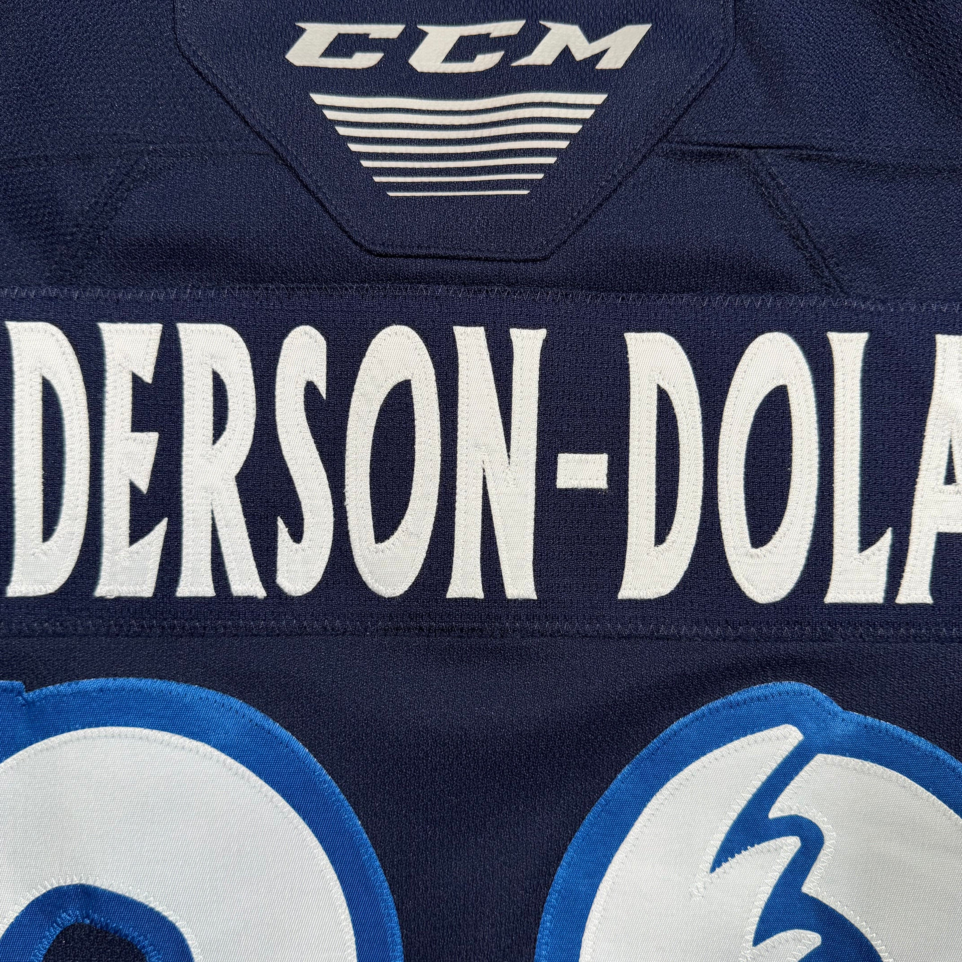 Jaret Anderson-Dolan Manitoba Moose 2024/25 Game Worn AHL CCM Jersey COA