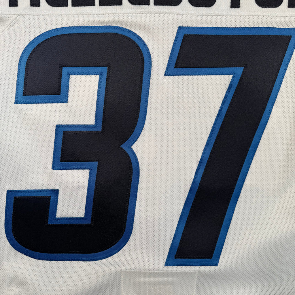 Connor Hellebuyck St. John’s IceCaps Team Issued MIC AHL CCM Jersey - 58