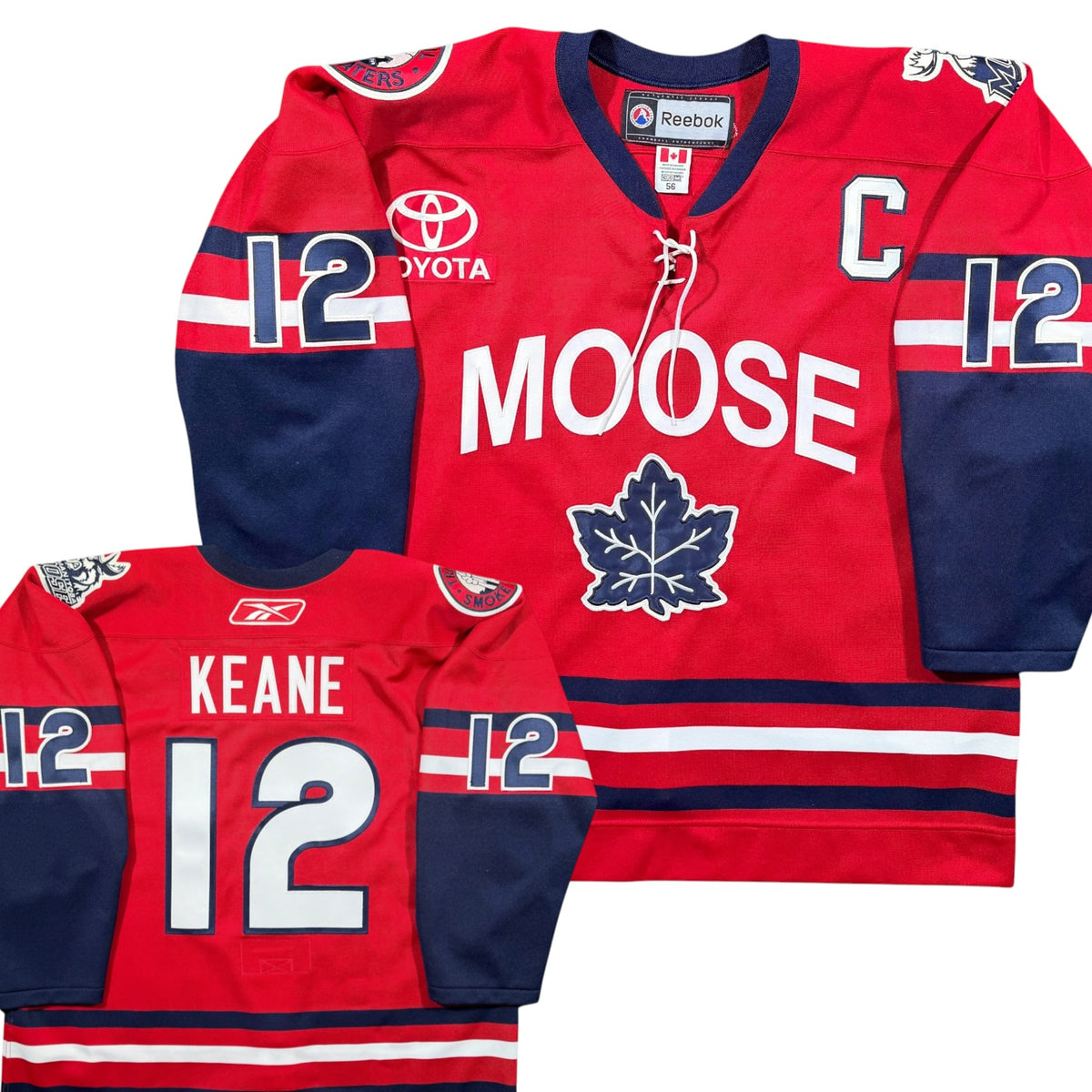 Mike Keane Manitoba Moose Authentic Alternate MIC AHL Jersey - 56/XXL