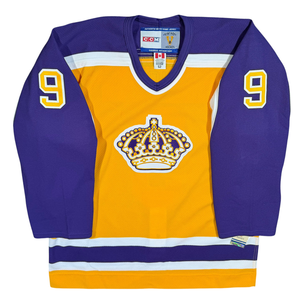Bernie Nicholls Los Angeles Kings Vintage CCM Authentic NHL Jersey - 52/XL