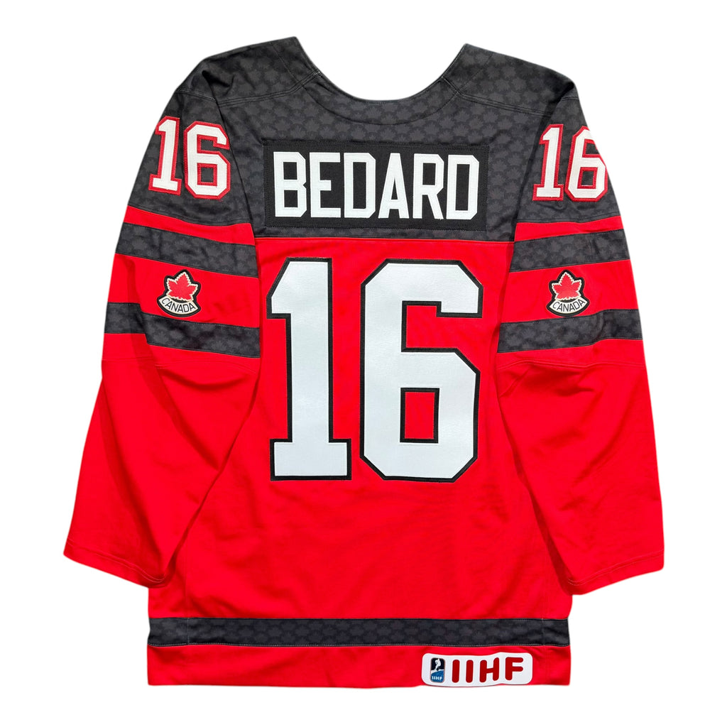 Connor Bedard Team Canada 2023 Juniors Nike Hockey Jersey - Medium