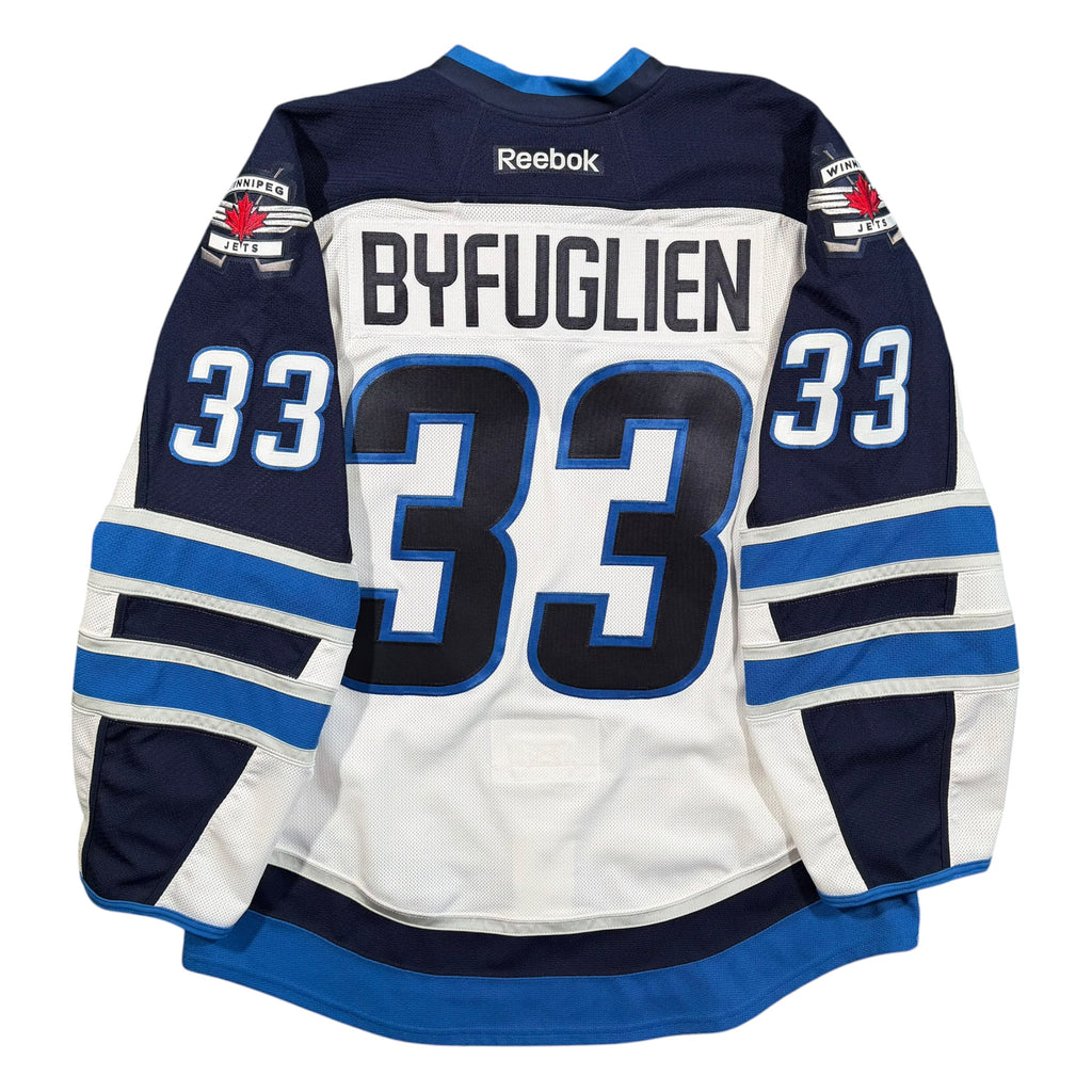 Dustin Byfuglien Winnipeg Jets Team Issued Reebok MIC Authentic NHL - 54/XL