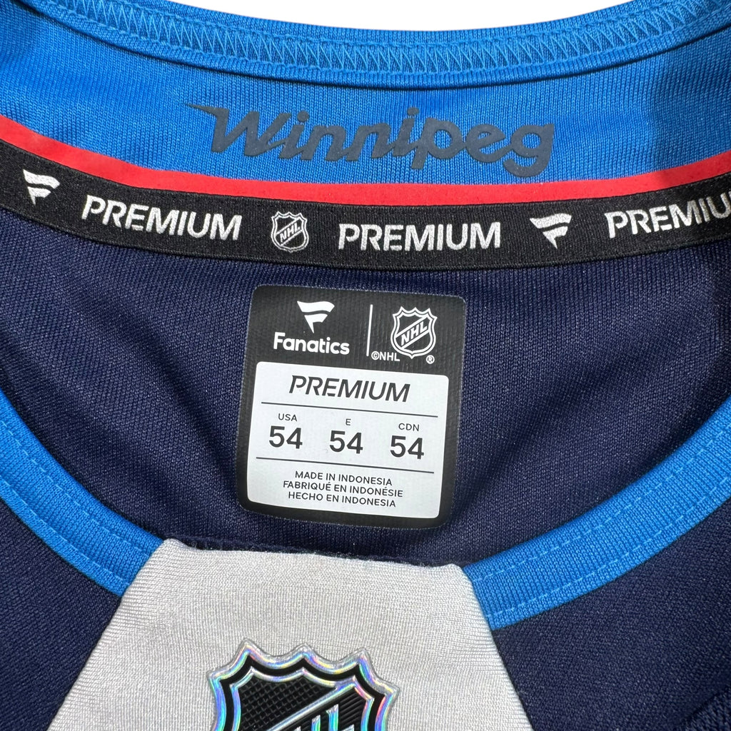 Connor Hellebuyck Winnipeg Jets Fanatics NHL Hockey Jersey Size 54 NEW