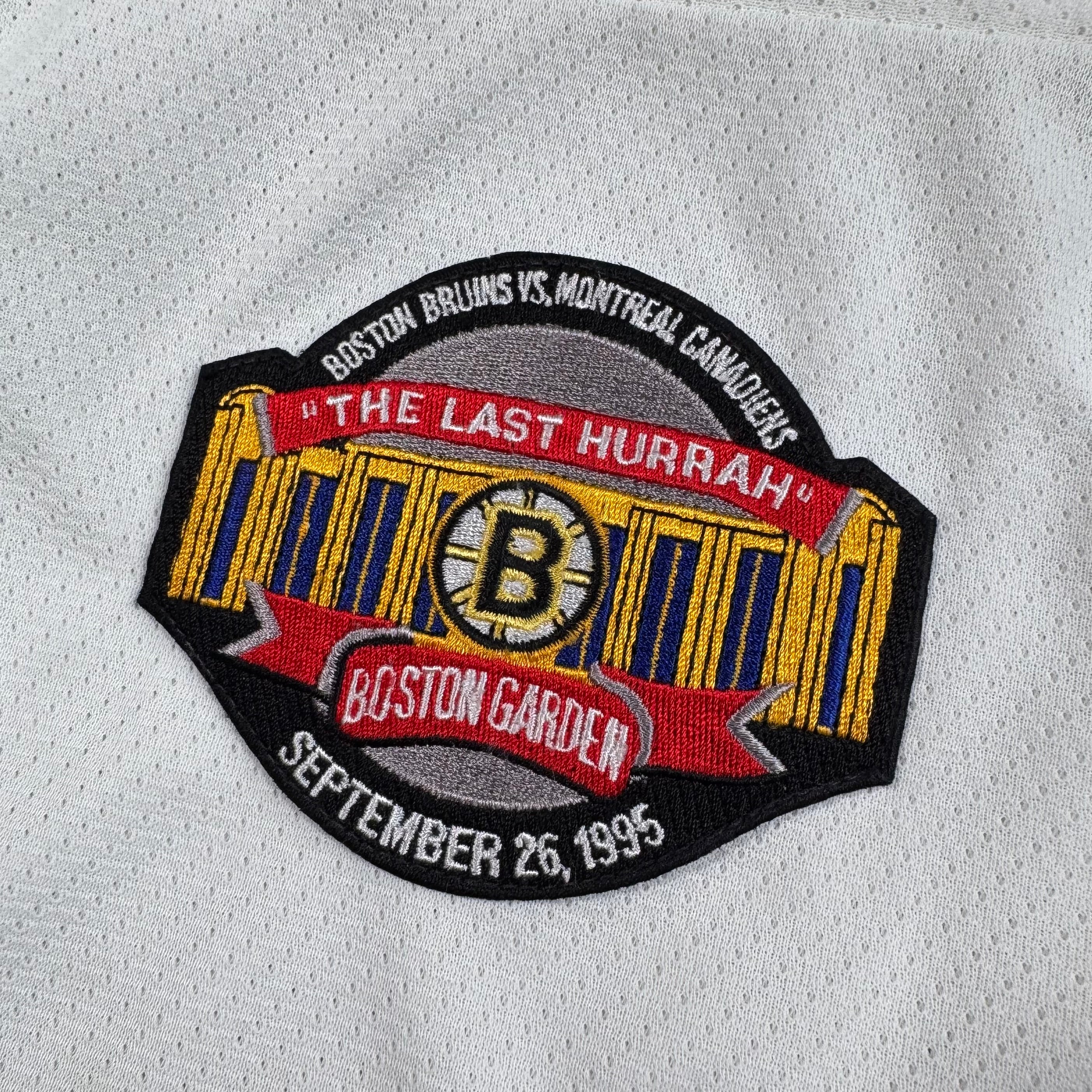 Bobby Orr Boston Bruins Memorial Patch Vintage CCM Jersey Size Large