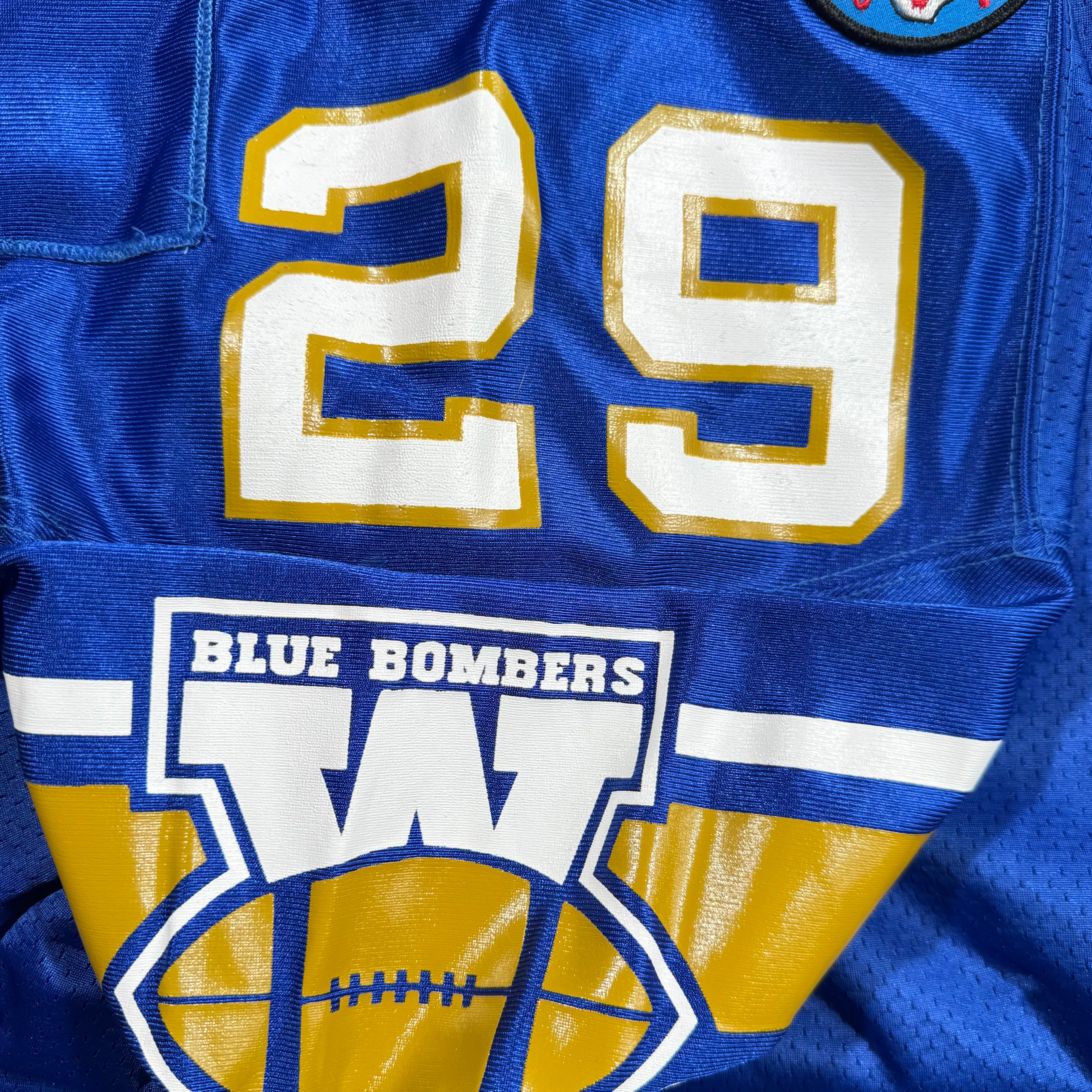 Lawrence Hatch Winnipeg Blue Bombers 1993 Game Worn Starter Jersey