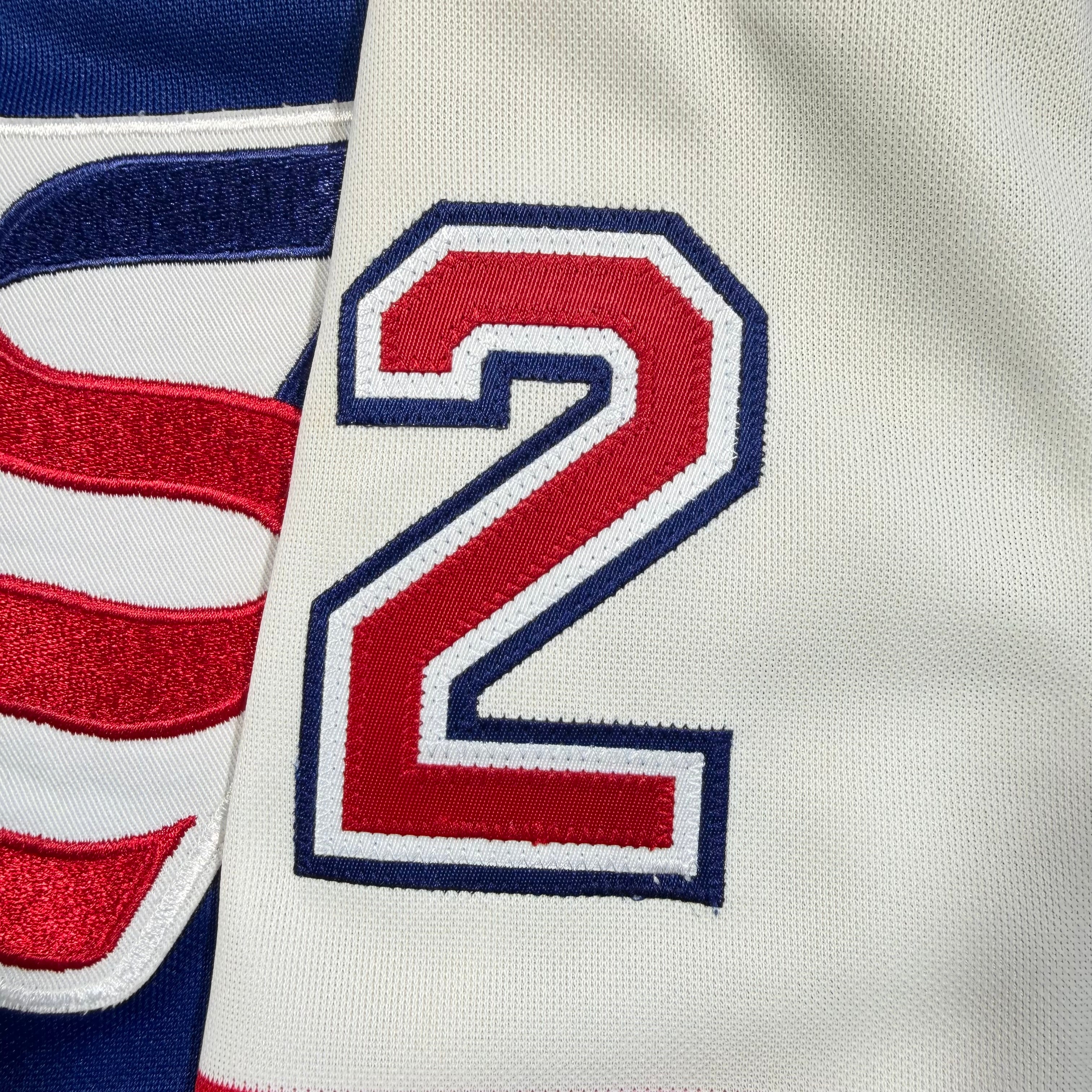 Brian Leetch 1988 Team USA Vintage CCM Olympic Hockey Jersey - Large