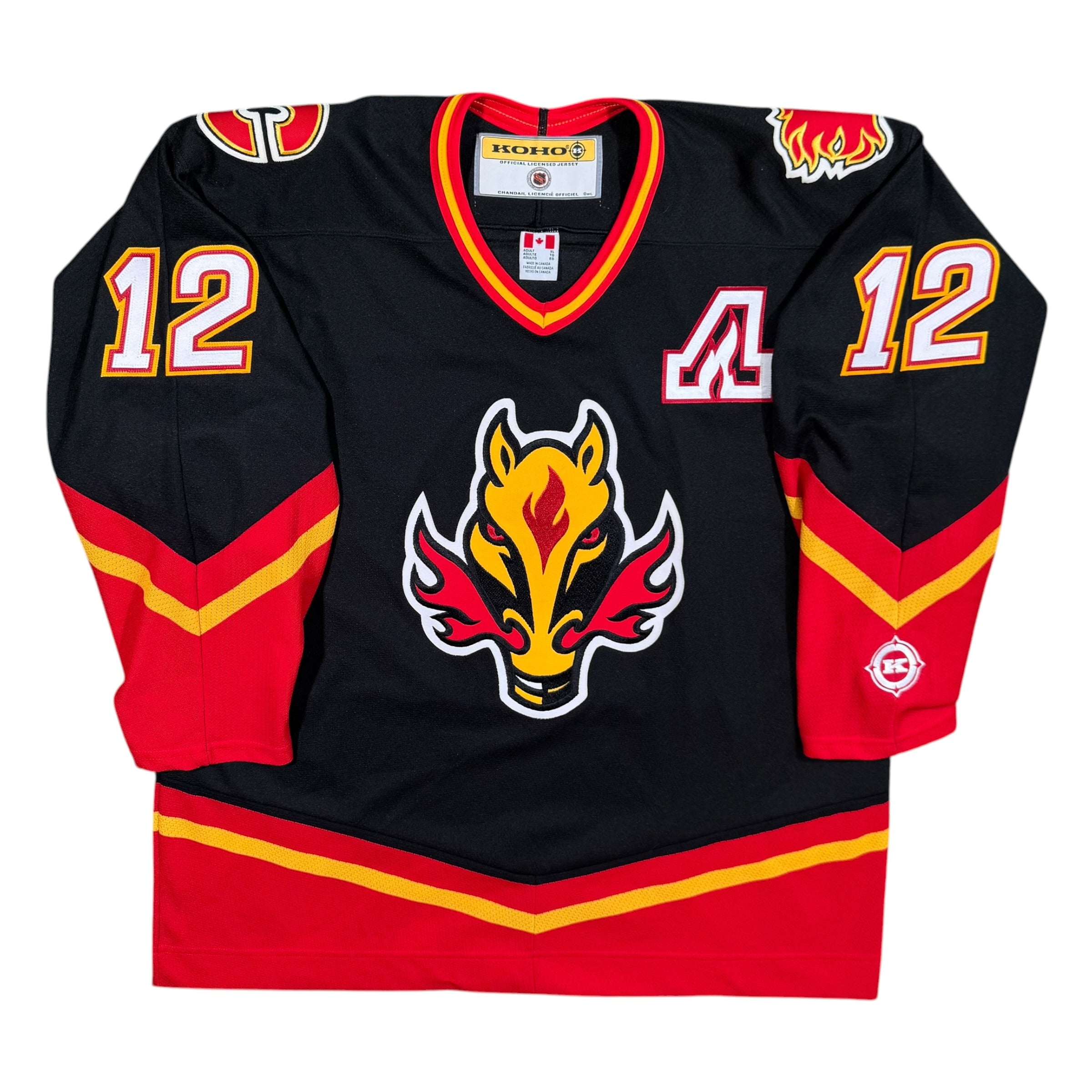 Jarome Iginla Calgary Flames Vintage Blasty Alternate Koho NHL Jersey Size XL