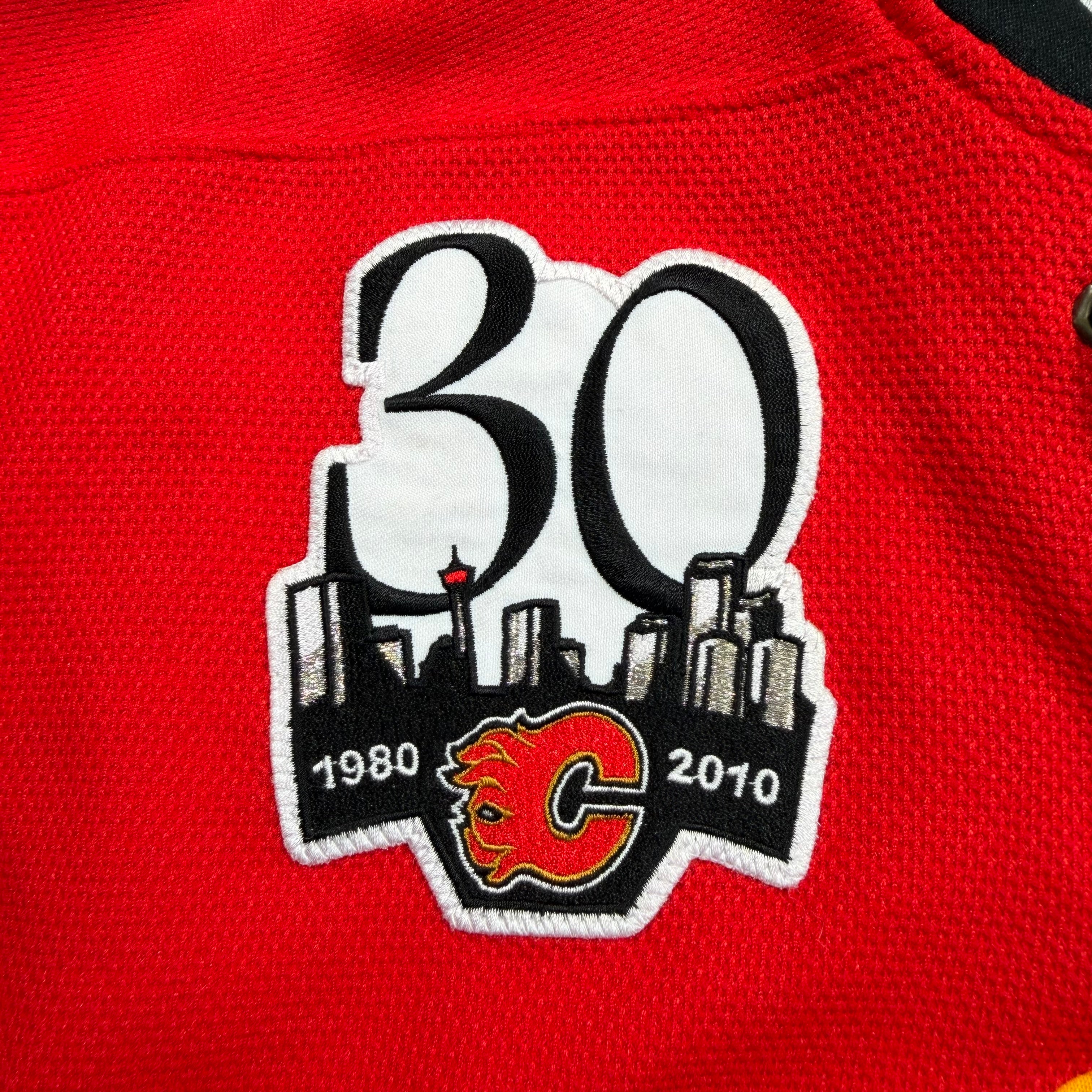 Miika Kiprusoff Calgary Flames 30th Anniversary Reebok NHL Jersey - Small