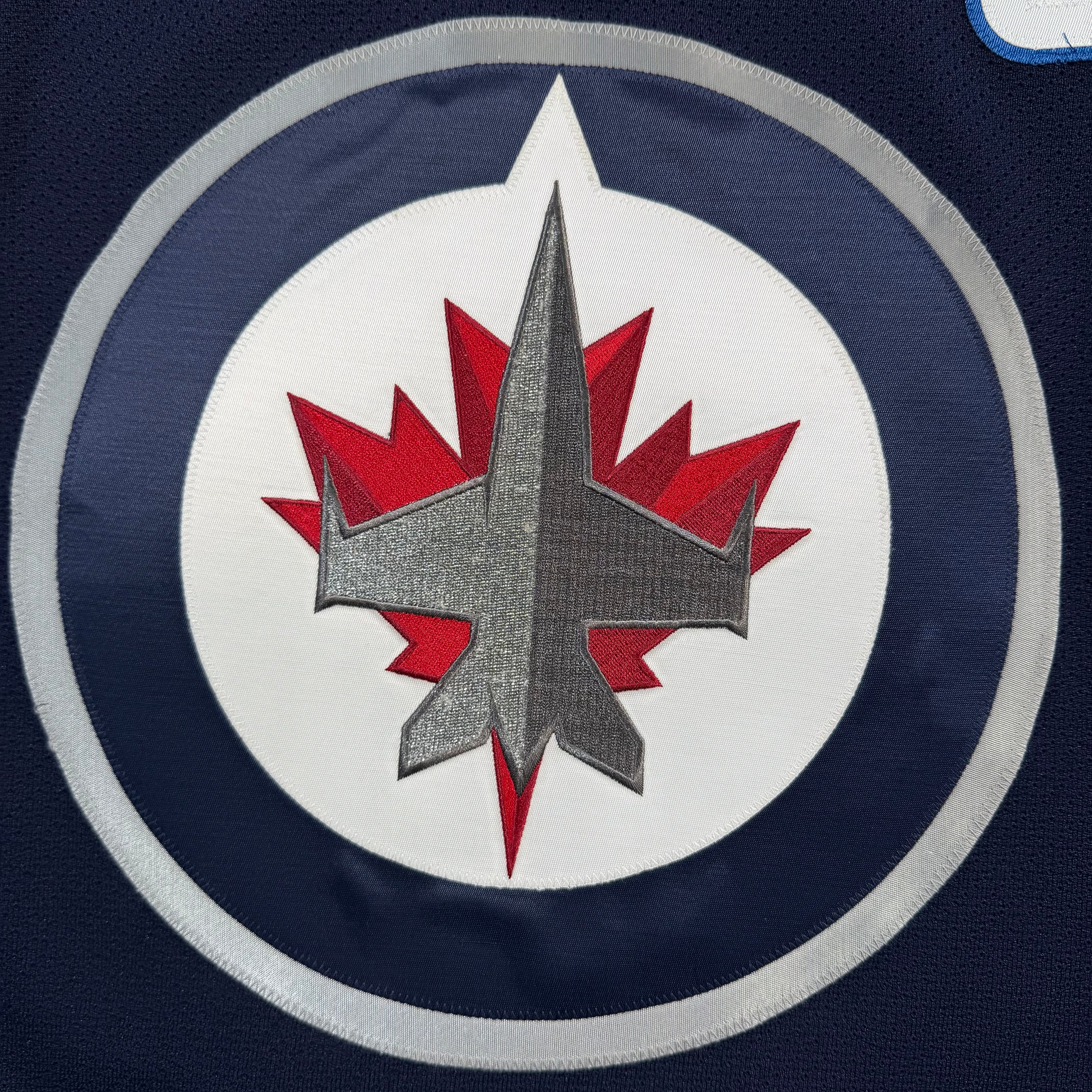 Andrew Ladd Winnipeg Jets Team Issued Reebok MIC NHL Jersey - 54/XL