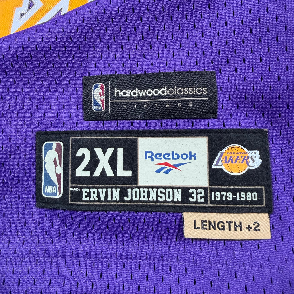 Magic Johnson Los Angeles Lakers Vintage Reebok NBA Jersey - XXL