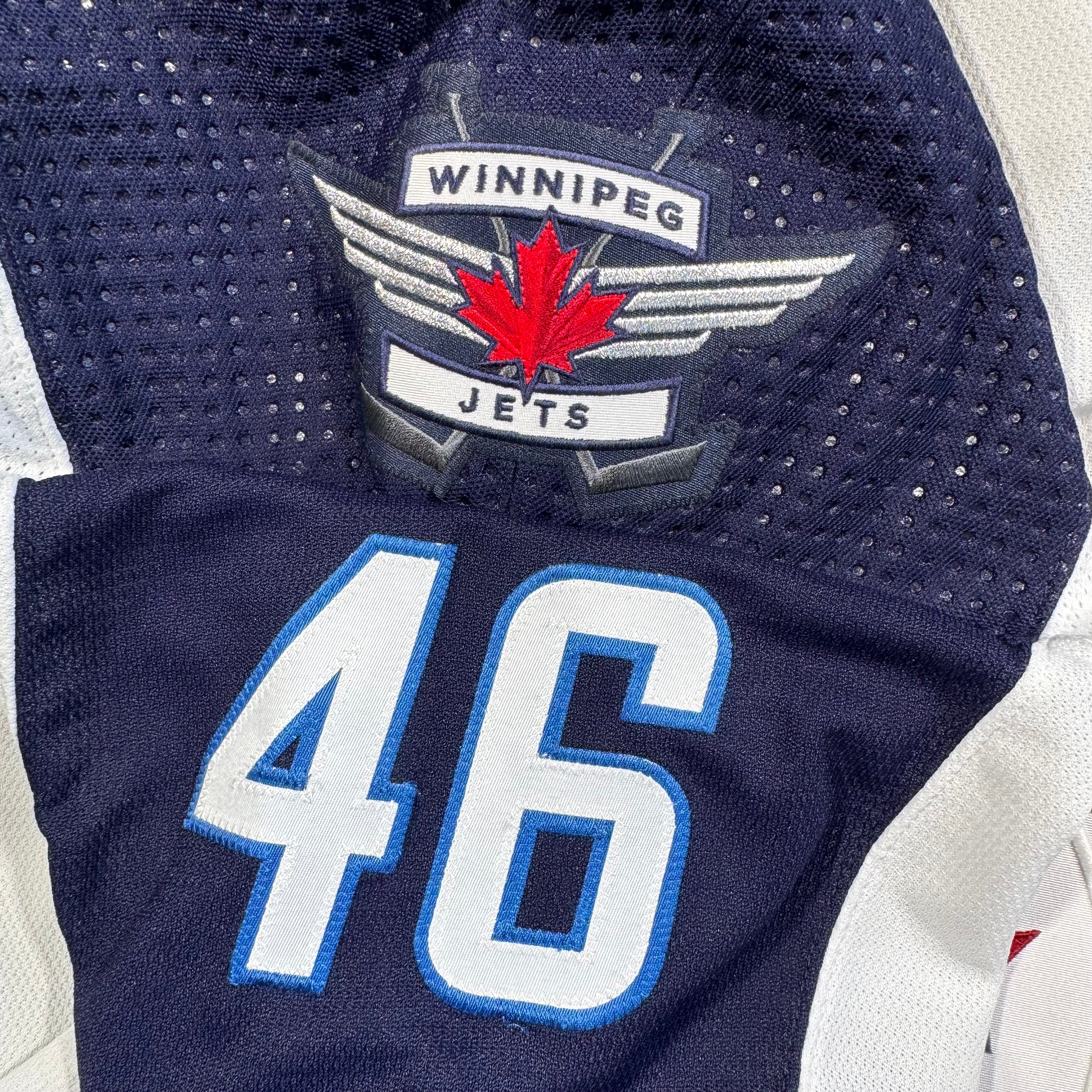 Wyatt Bongiovanni Winnipeg Jets 2023/24 Pre Season Game Worn NHL Adidas Jersey