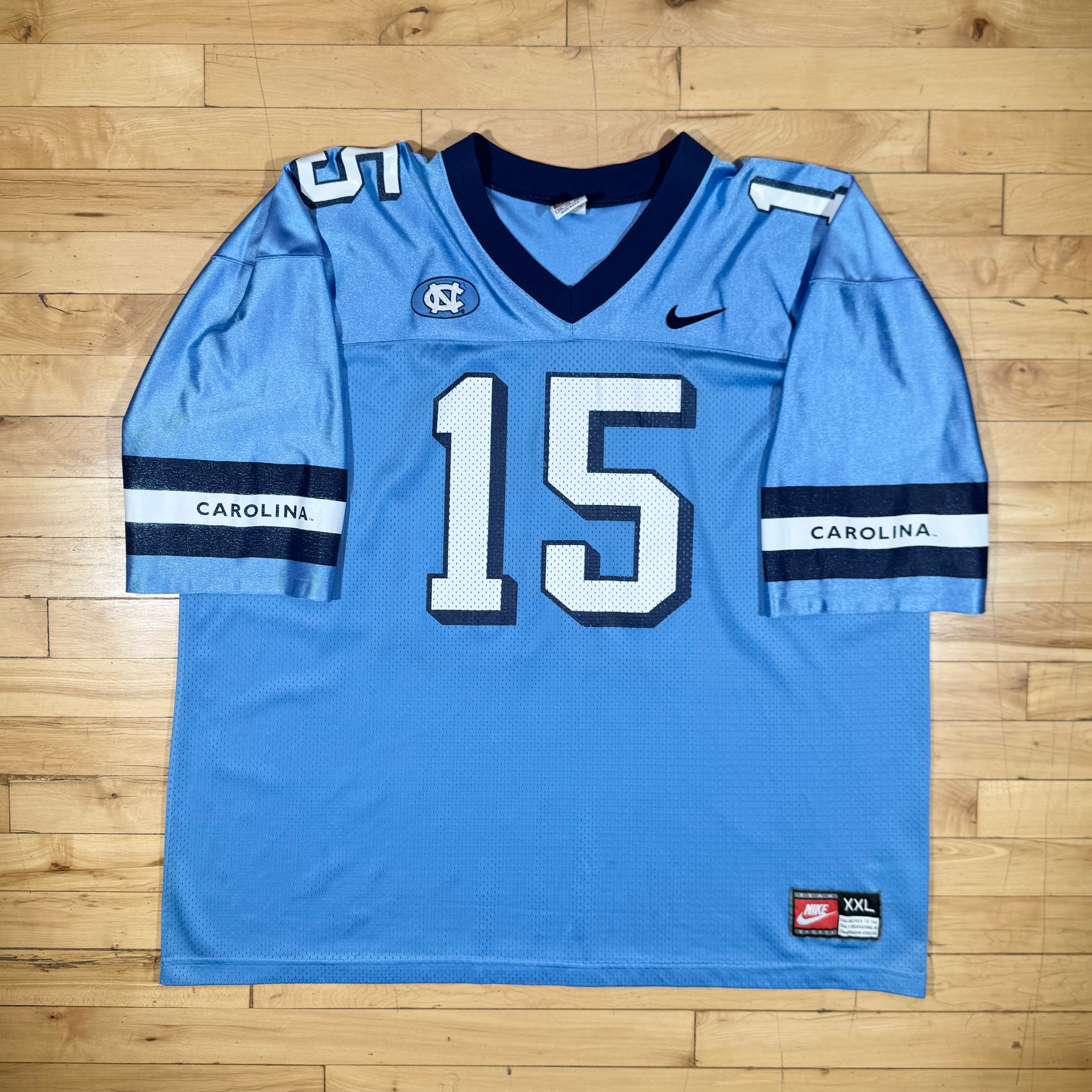 North Carolina Tar Heels Vintage Nike NCAA Football Jersey Size XXL