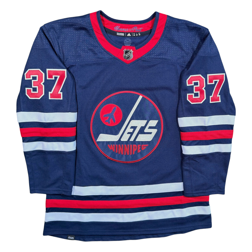 Connor Hellebuyck Winnipeg Jets Adidas Alternate NHL Jersey - 50/Medium