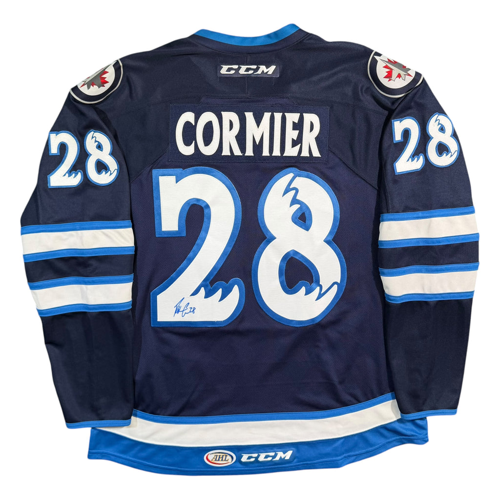 Patrice Cormier Manitoba Moose Signed AHL CCM Hockey Jersey - XL