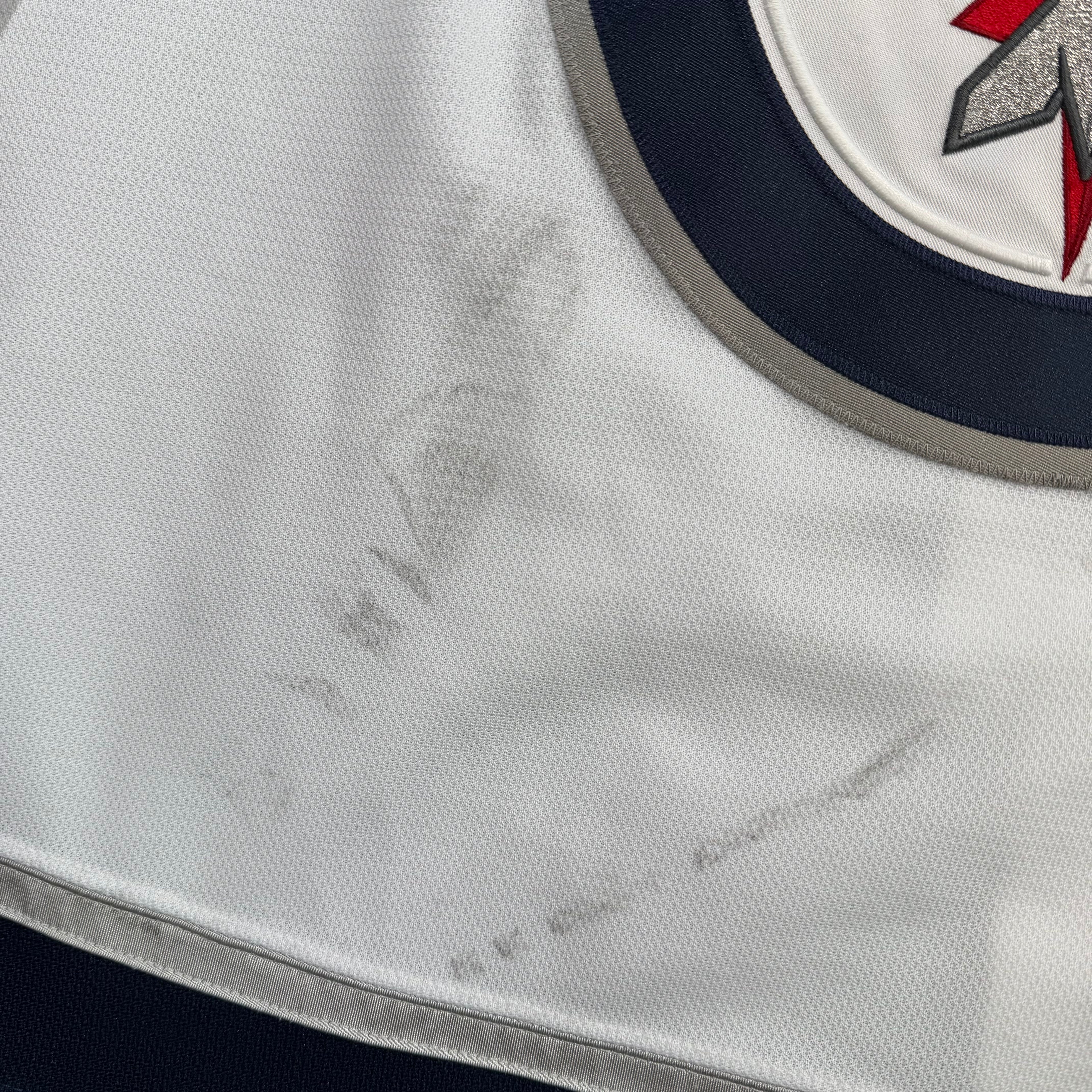 Dylan DeMelo Winnipeg Jets 2024/25 Game Worn Fanatics NHL Jersey COA