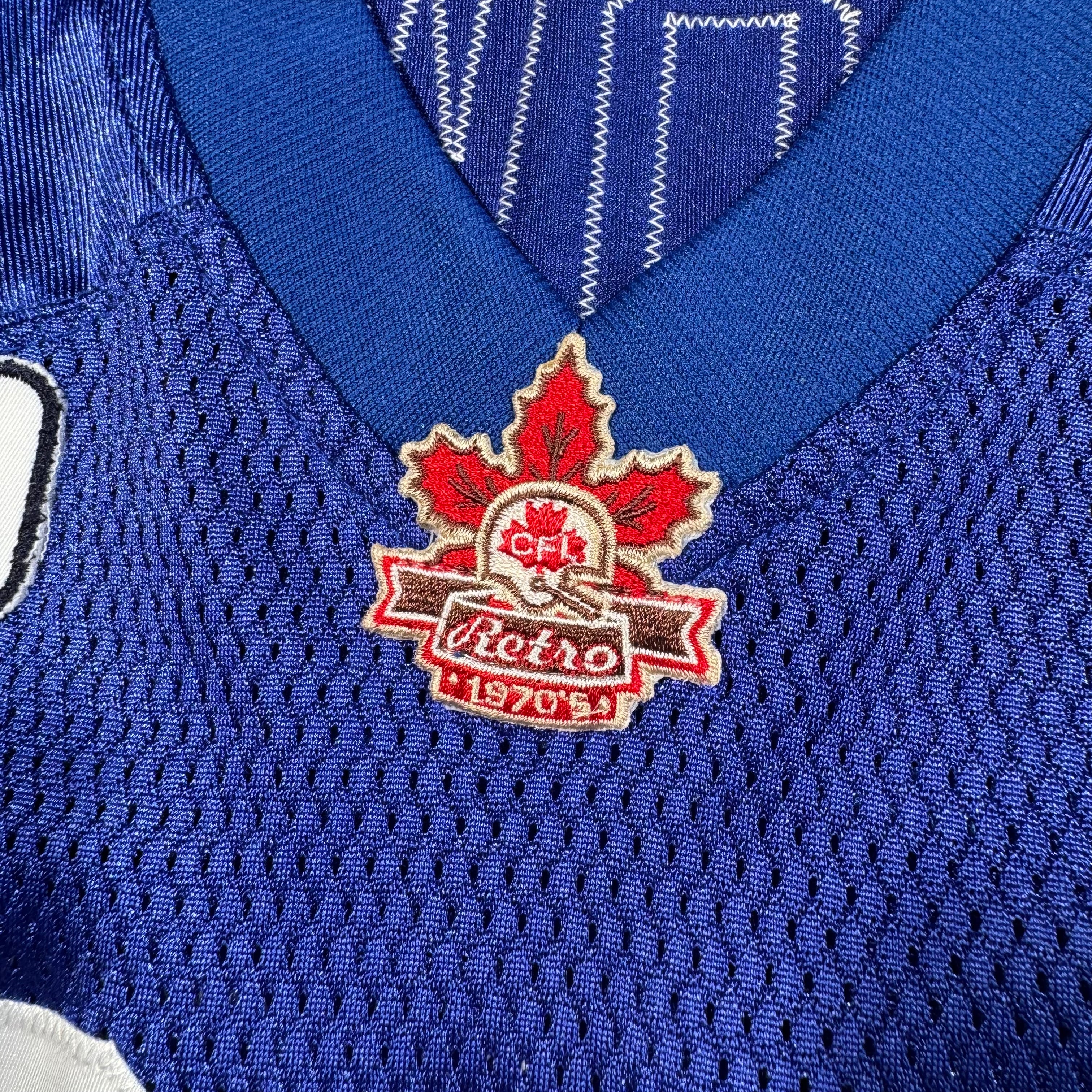 Doug Brown Winnipeg Blue Bombers Vintage 70’s Throwback CFL Reebok Jersey Size Small