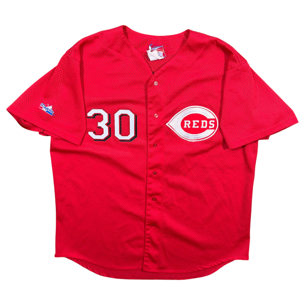 Ken Griffey Jr Cincinnati Reds Vintage Majestic MLB Jersey - XXL