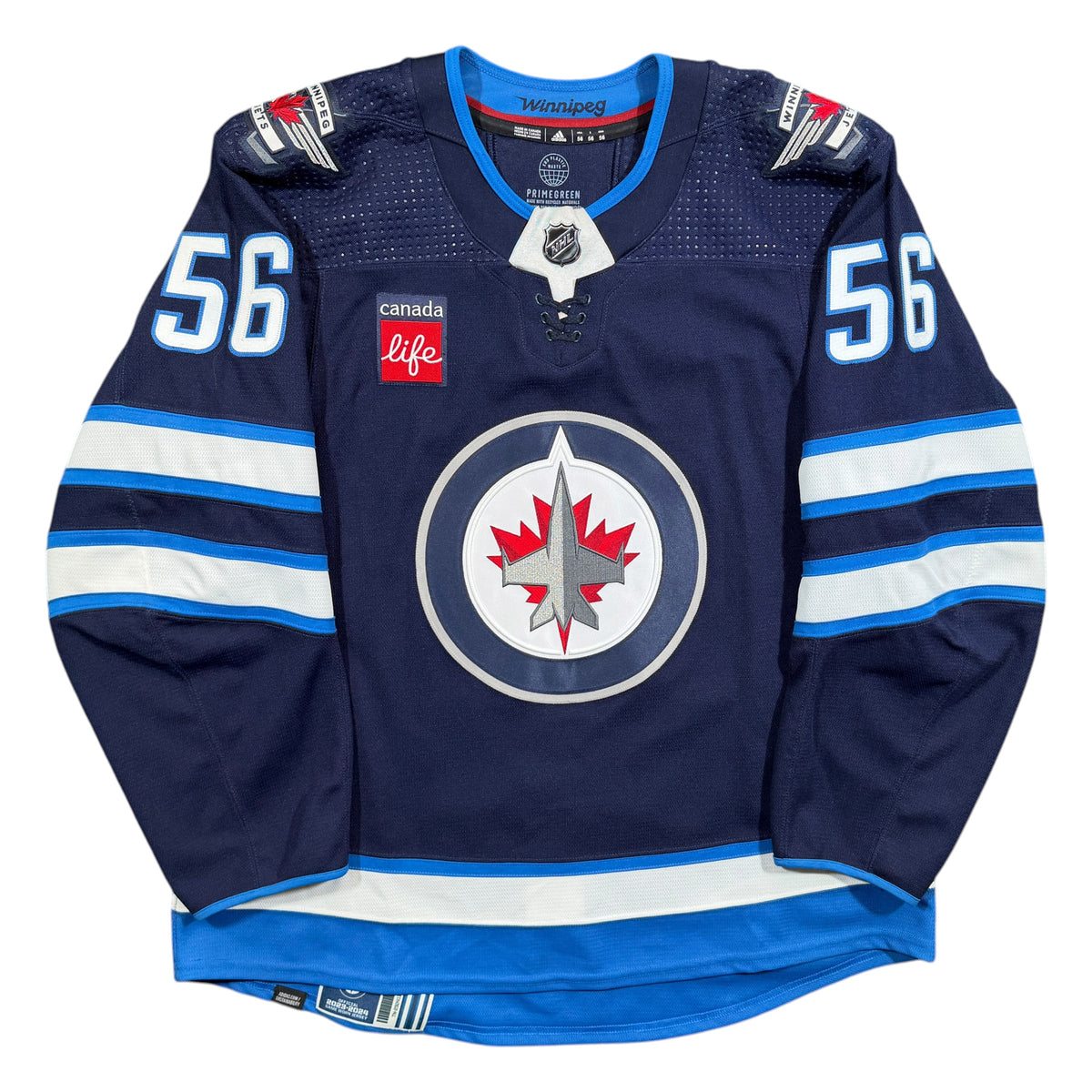 Danil Zhilkin Winnipeg Jets 2023/24 Game Issued Adidas MIC NHL Jersey - 56/XXL