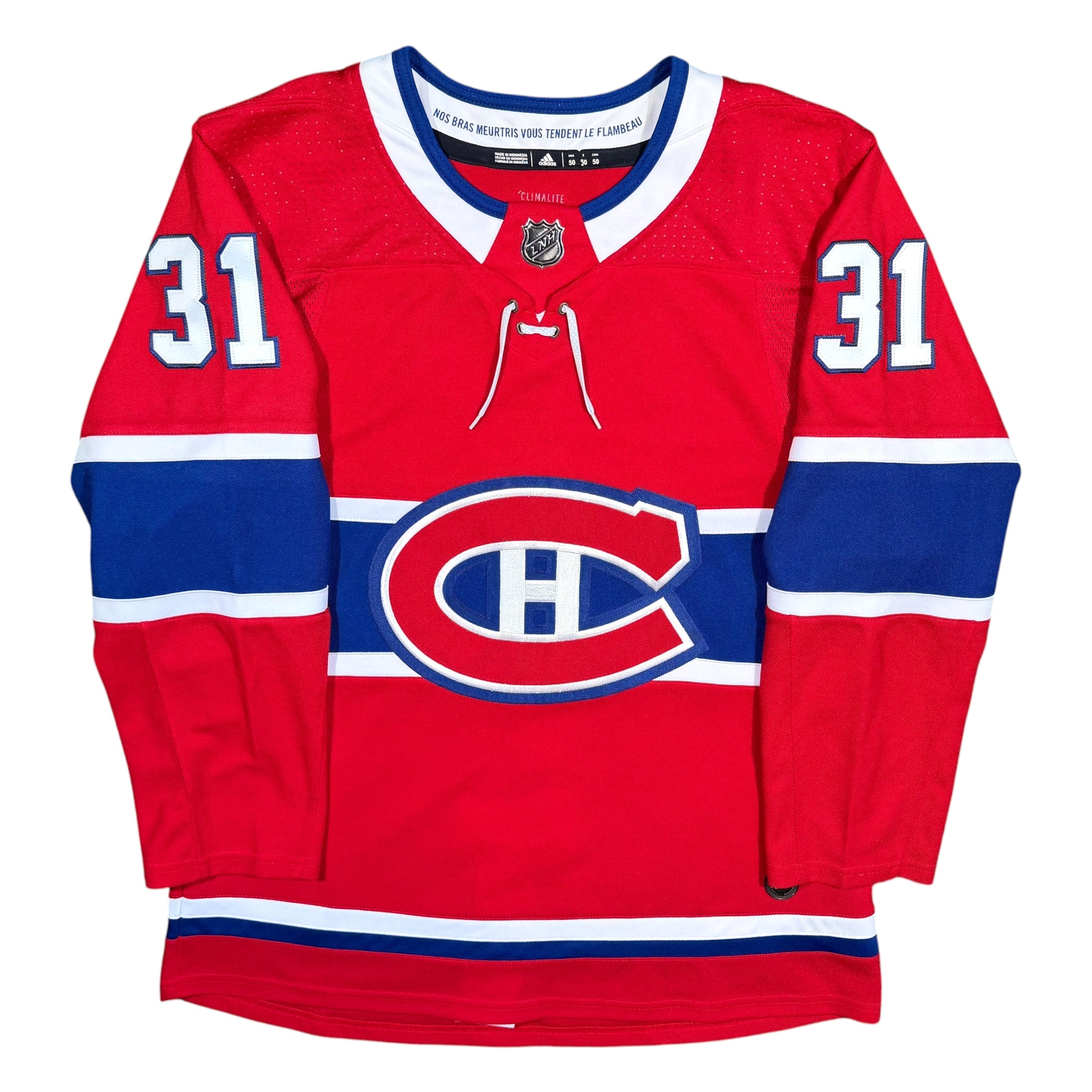 Carey Price Montreal Canadiens Adidas NHL Jersey - 50/Medium