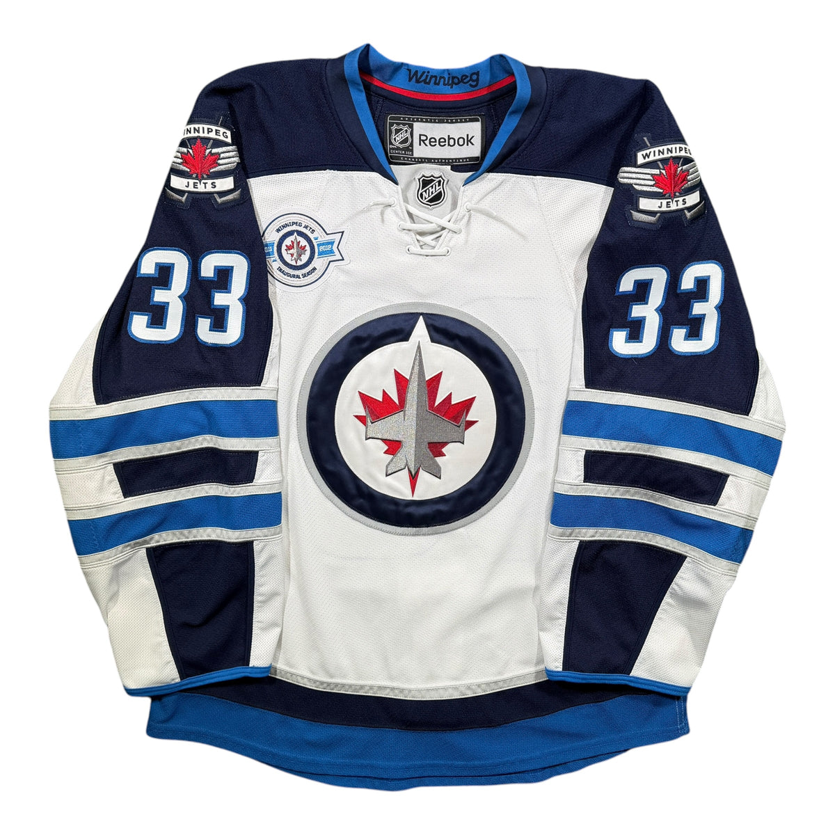 Dustin Byfuglien Winnipeg Jets Inaugural Authentic MIC NHL Jersey - 52/Large