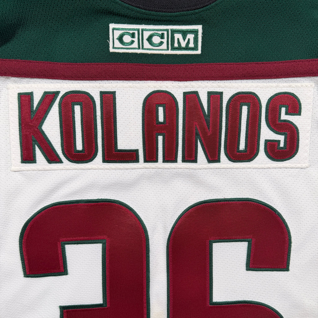 Krys Kolanos Phoenix Coyotes 2002/03 Game Issued CCM NHL Jersey COA