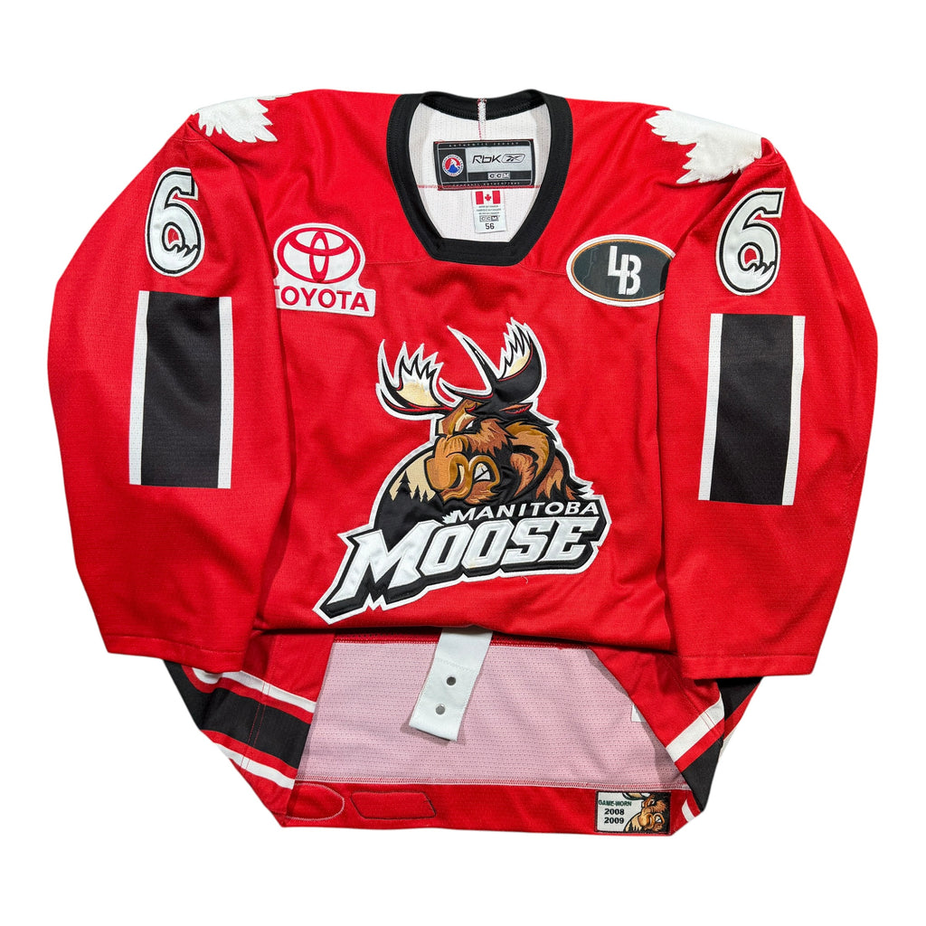 Daniel Rahimi Manitoba Moose 2008/09 Team Canada Game Worn Reebok AHL Jersey