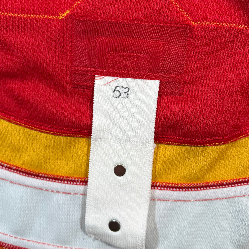 Charles Cote Calgary Flames Team Issued Adidas MIC NHL Jersey - 58/3XL