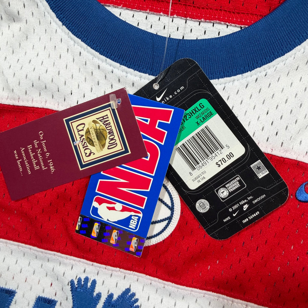 Michael Jordan Washington Wizards Bullets Vintage Nike NBA Jersey - XL